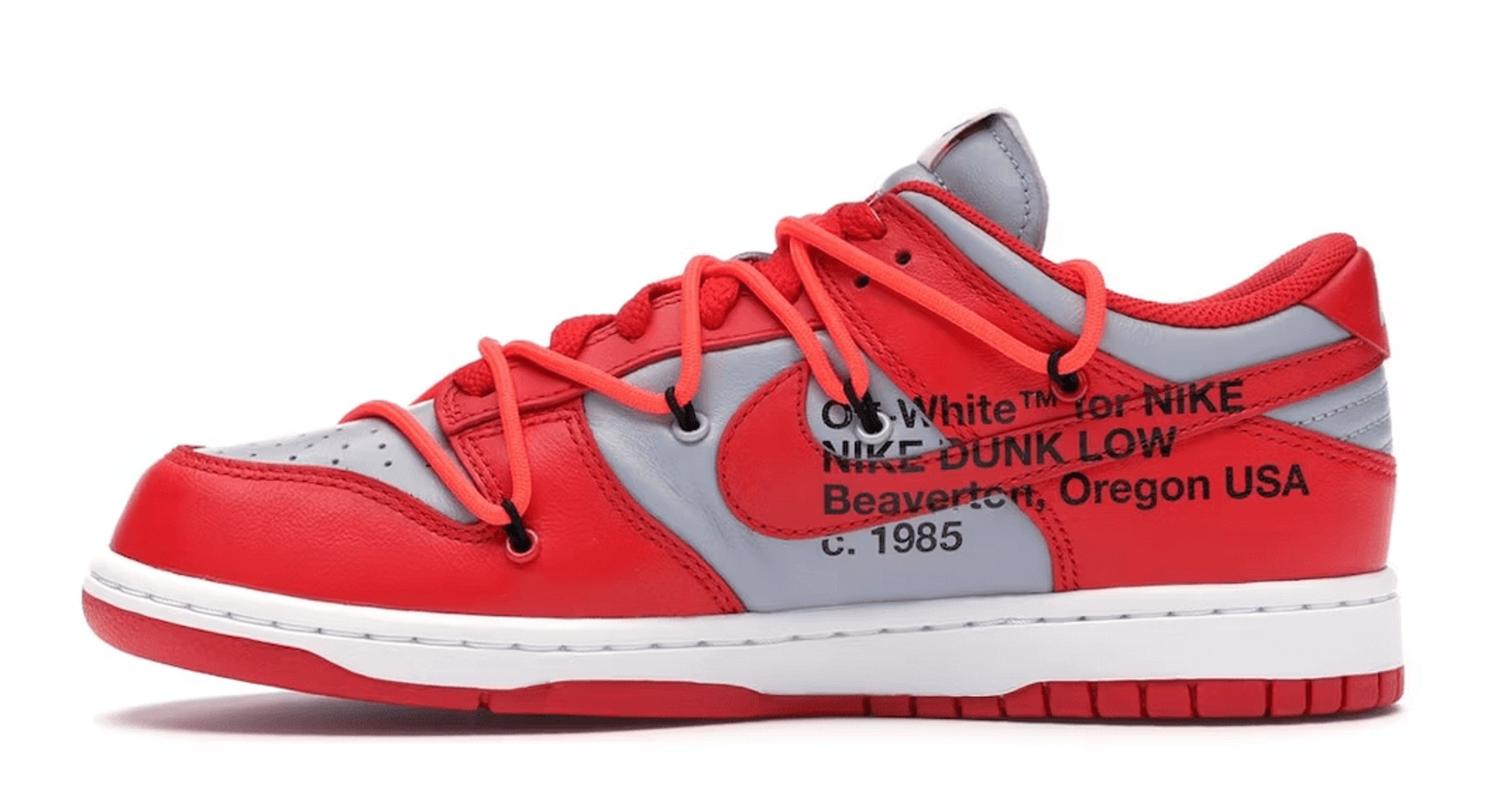 Instrument Mail Pilfer NTWRK - Nike Dunk Low Off-White University Red