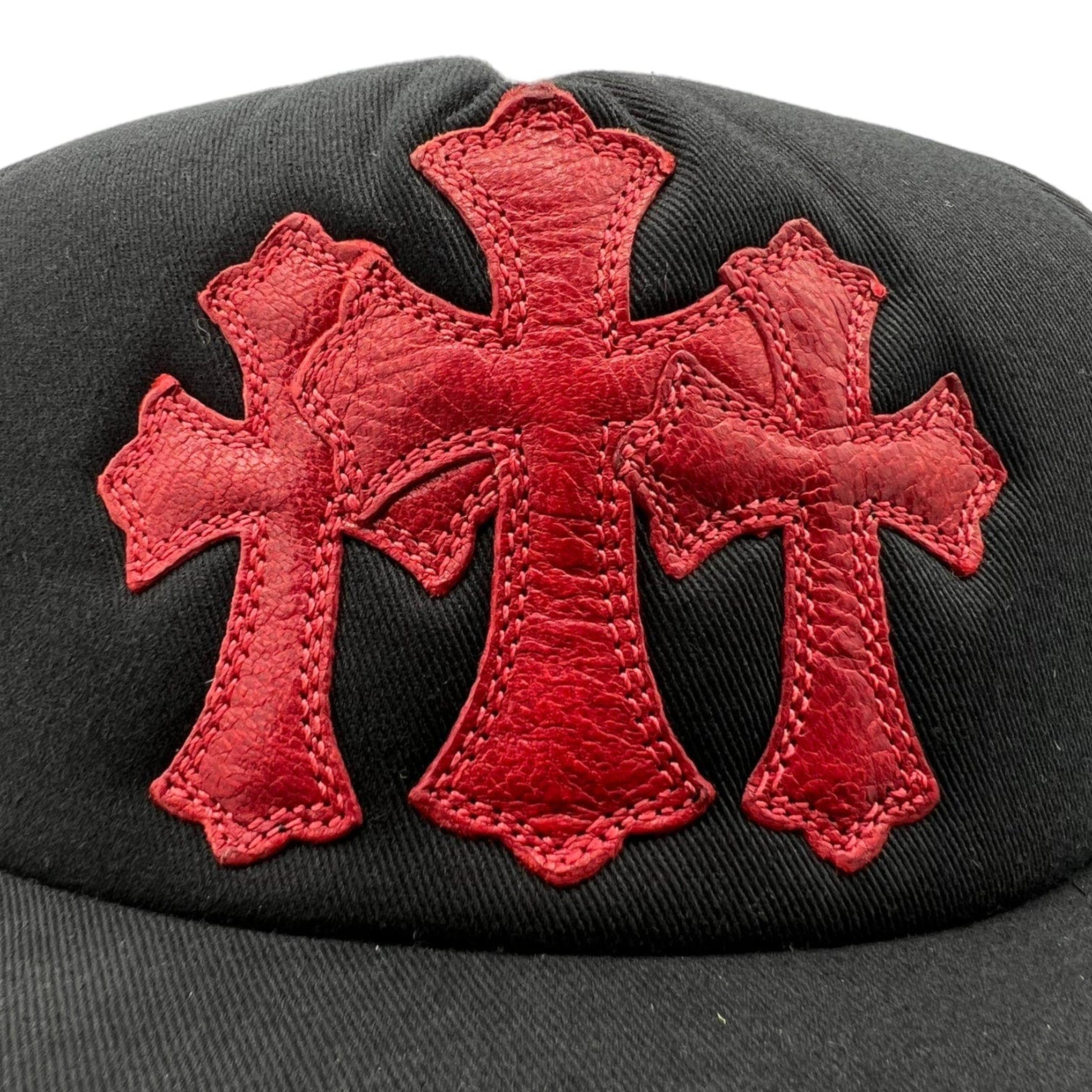 Alternate View 1 of Chrome Hearts Cemetery Trucker Hat Black Red Pre-Owned
