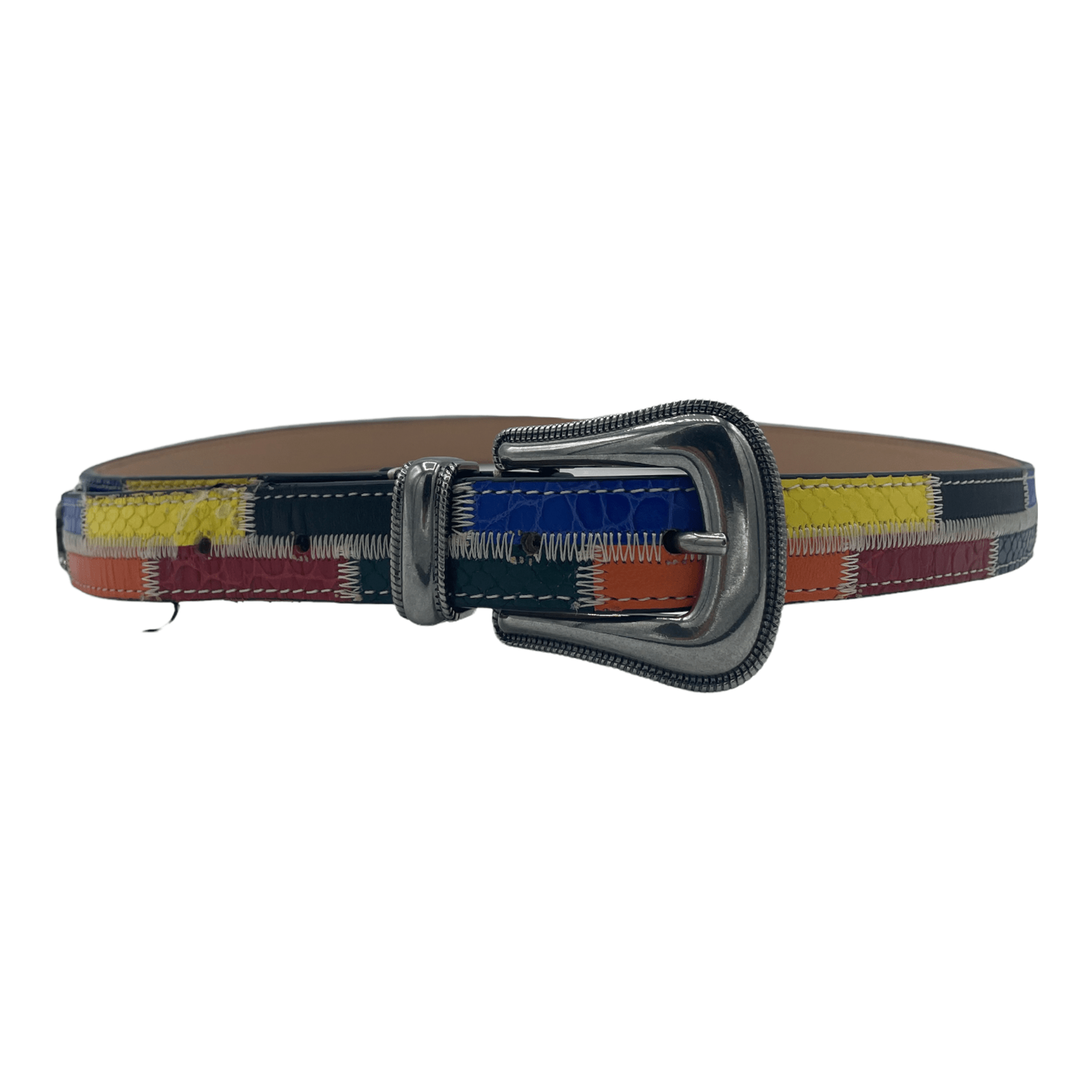 Supreme Patchwork Ranger Belt Multicolor Pre-Owned