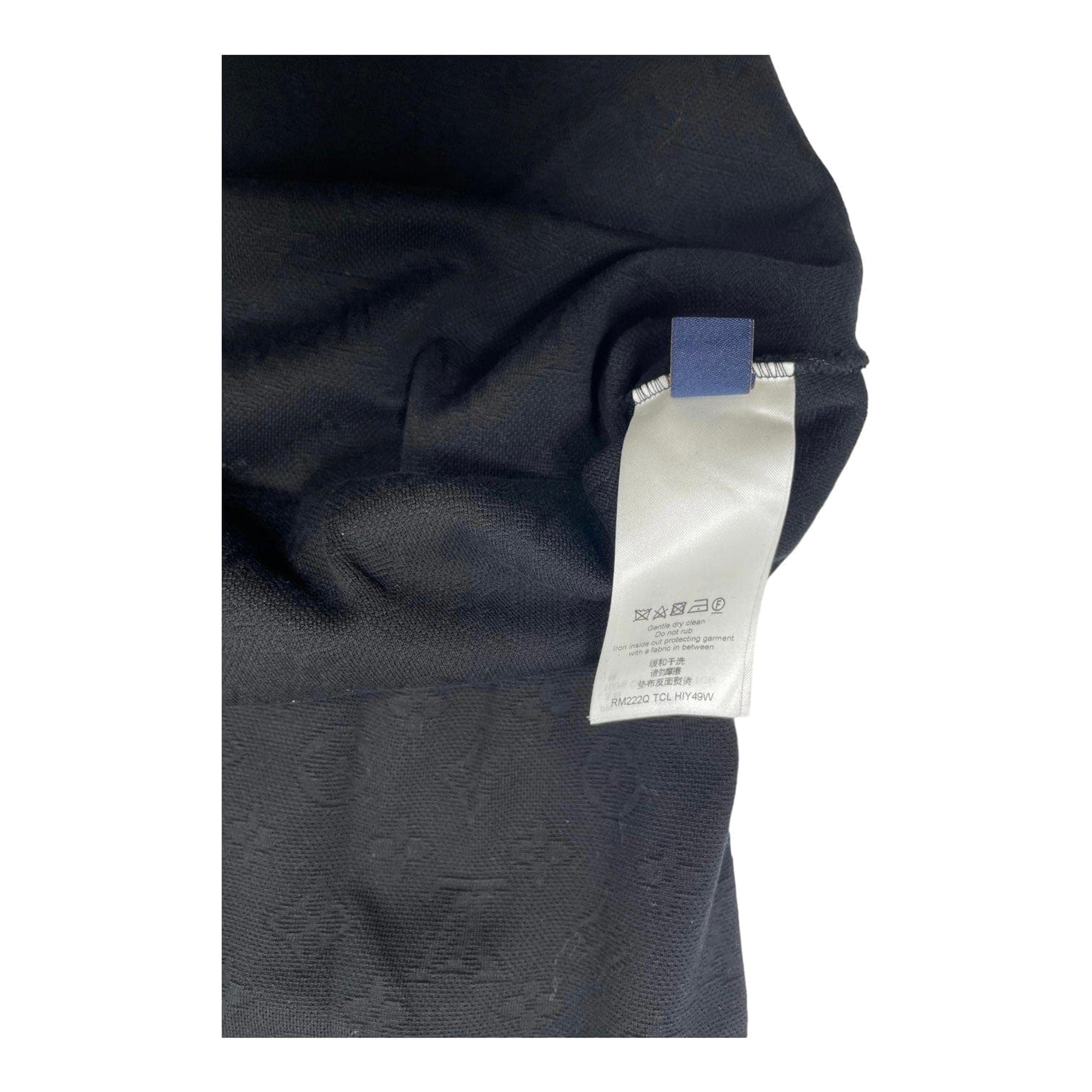 Louis Vuitton Signature 3D Pocket Monogram Short Sleeve Tee Shirt Black  Pre-Owne