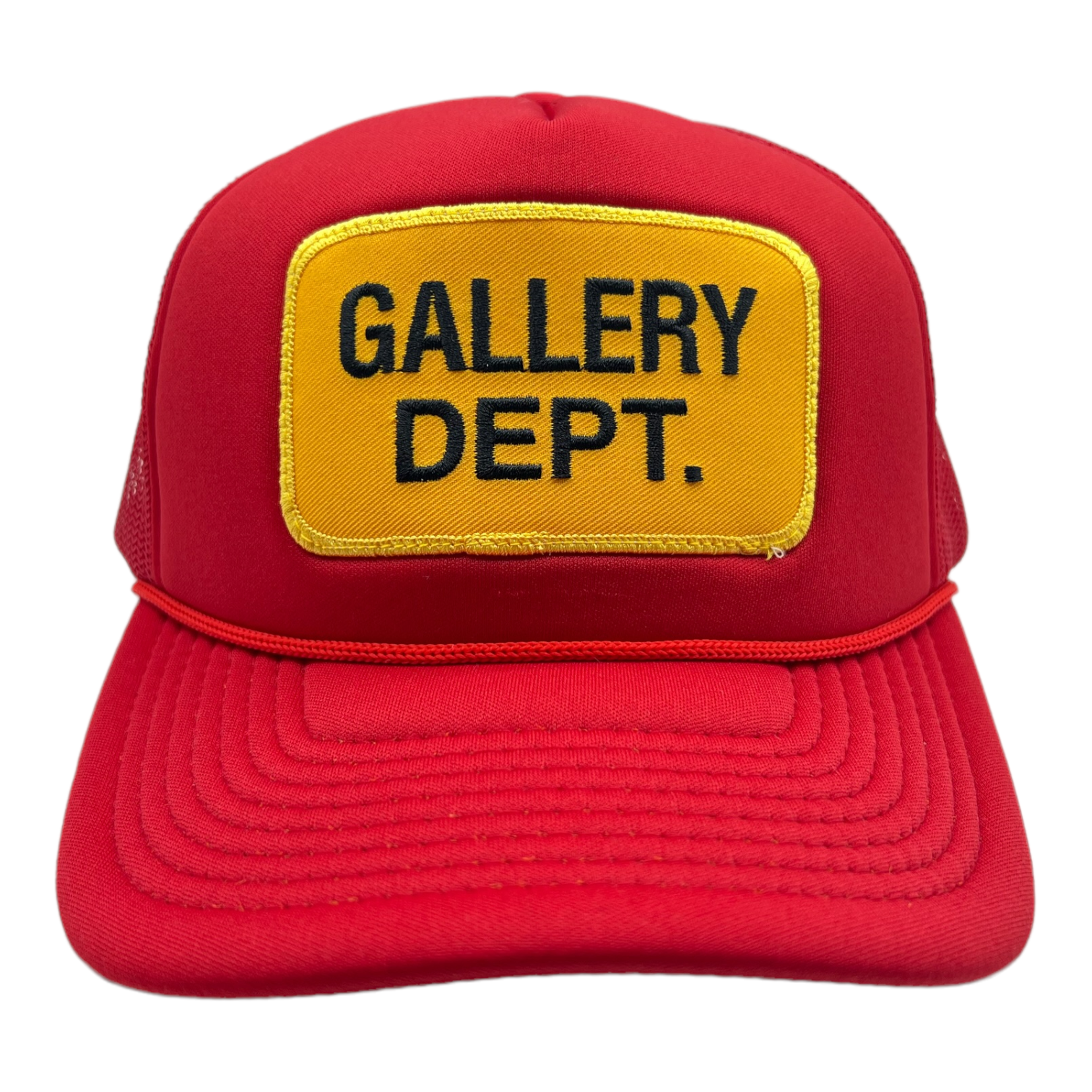 Gallery Department Souvenir Trucker Hat Red Yellow