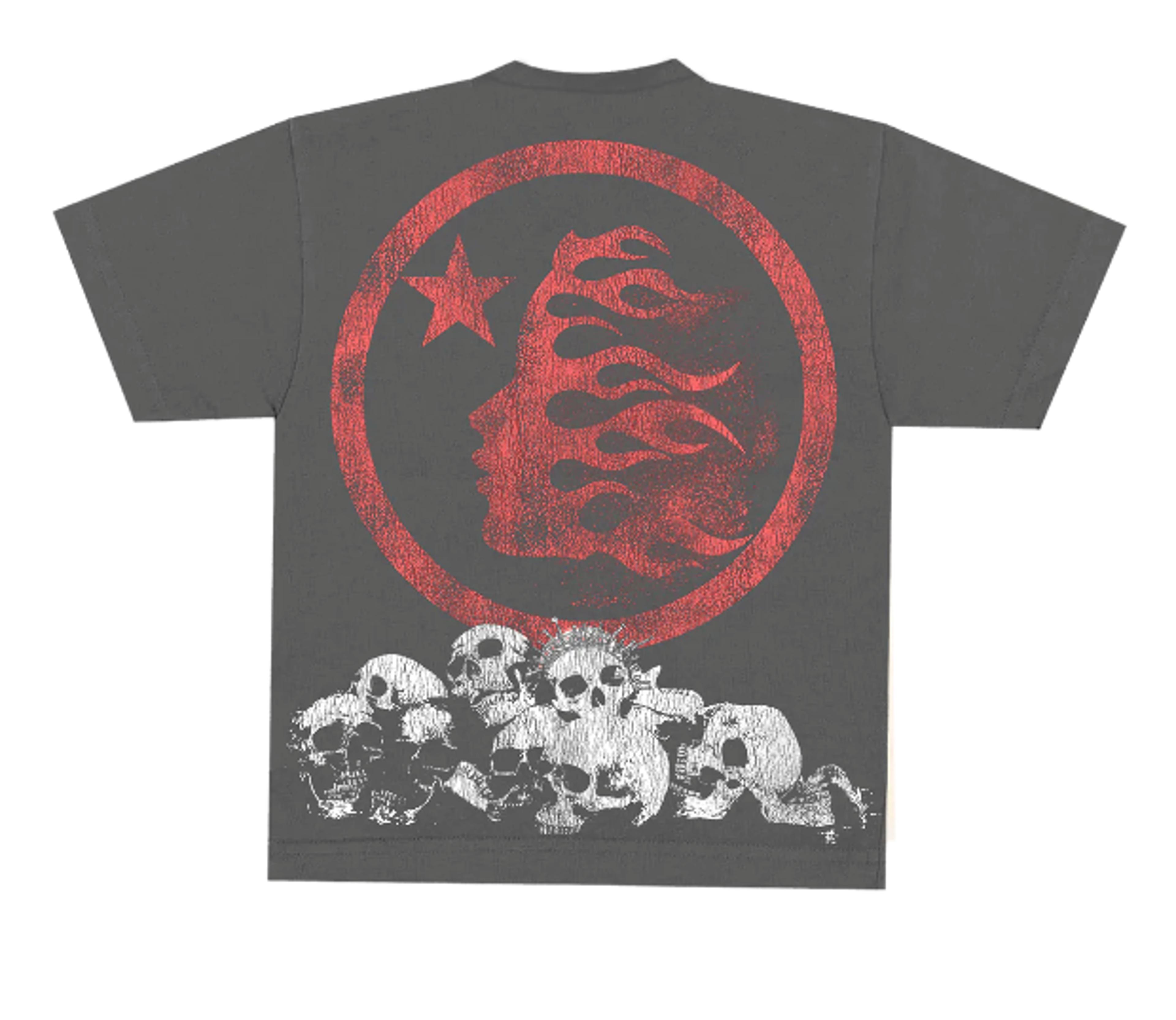 Alternate View 1 of Hellstar Studios Crowned Skull Short Sleeve Tee Shirt Black