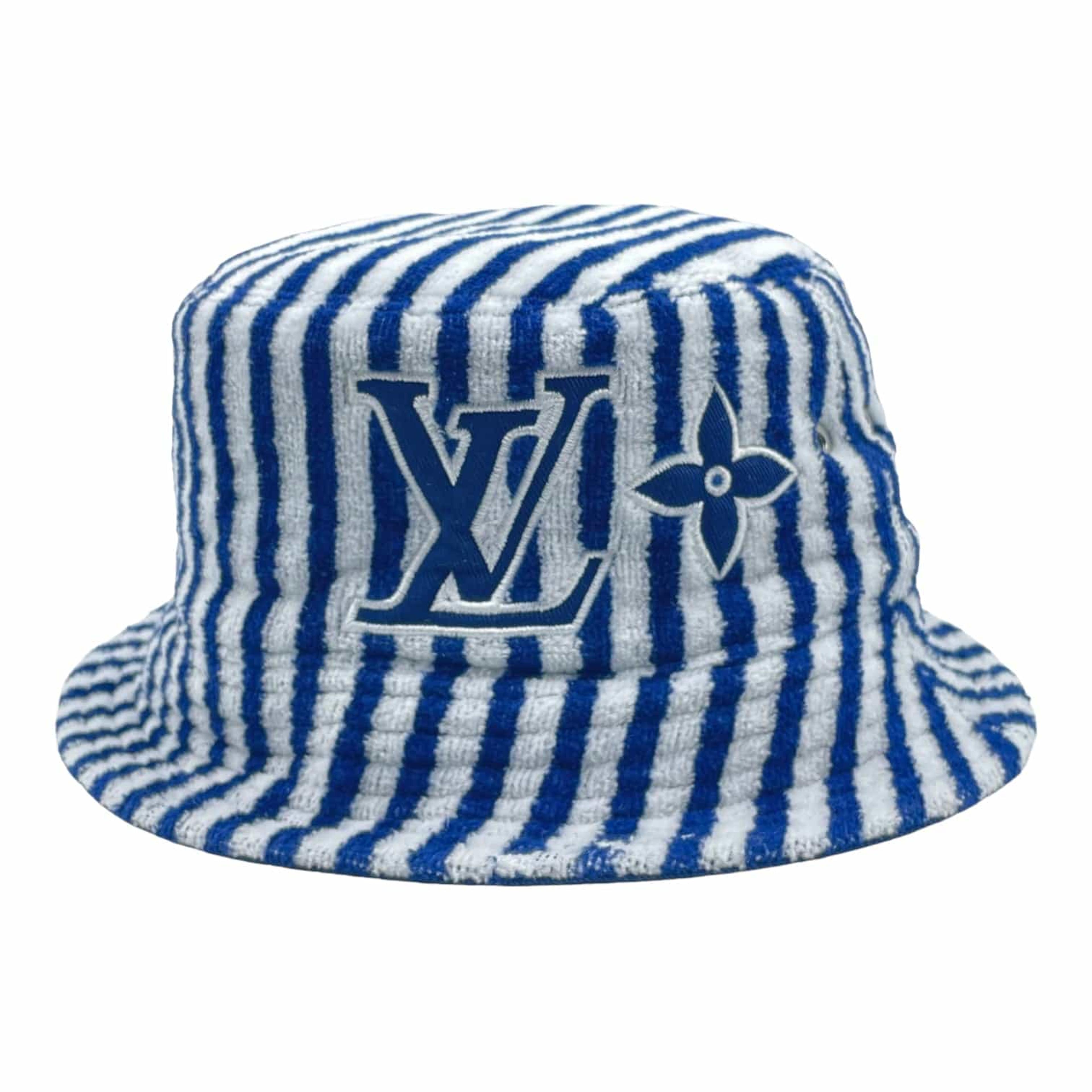 Louis Vuitton LV Graphical Bucket Hat Blue Pre-Owned