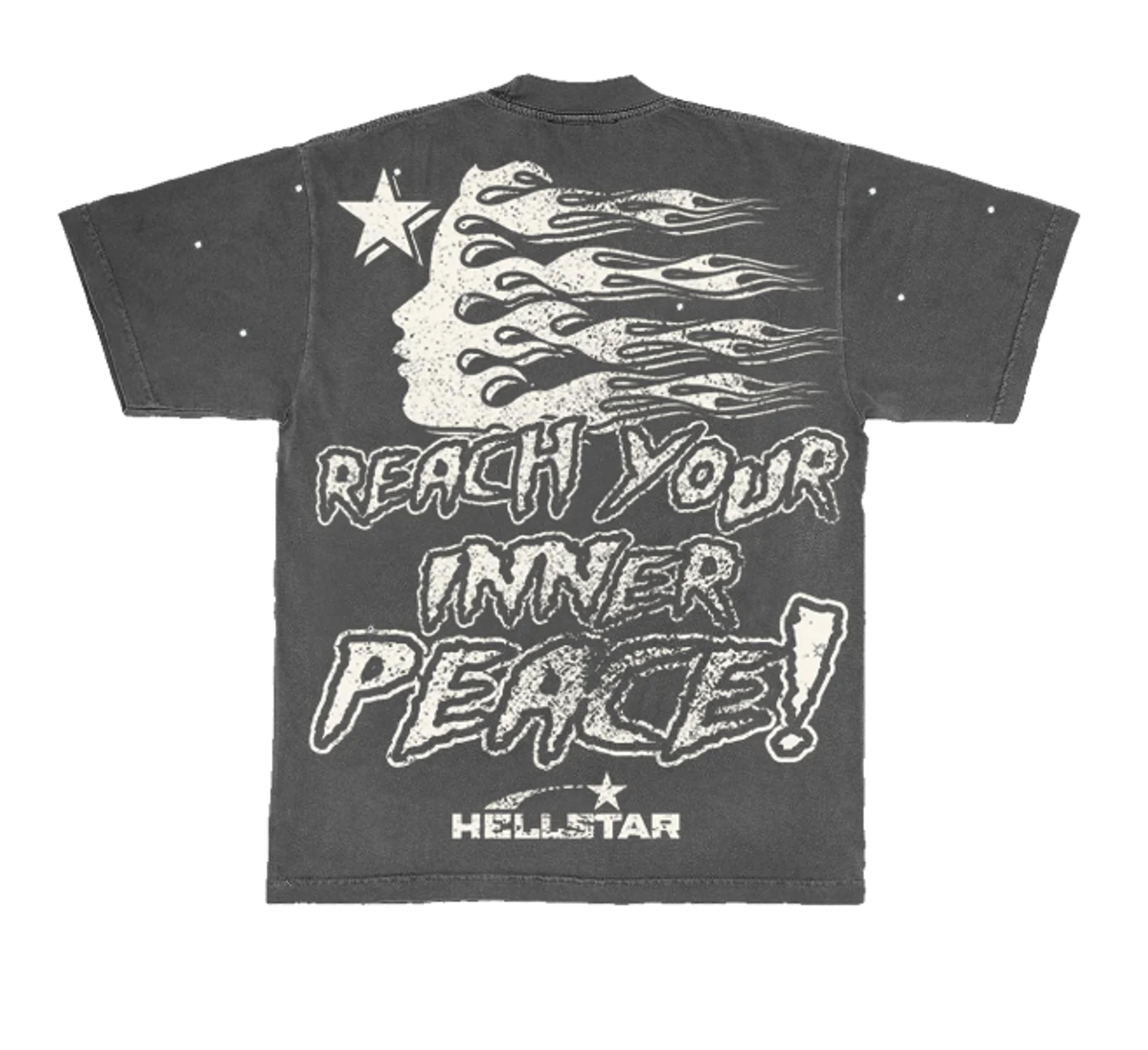Alternate View 1 of Hellstar Studios Inner Peace Short Sleeve Tee Shirt Black
