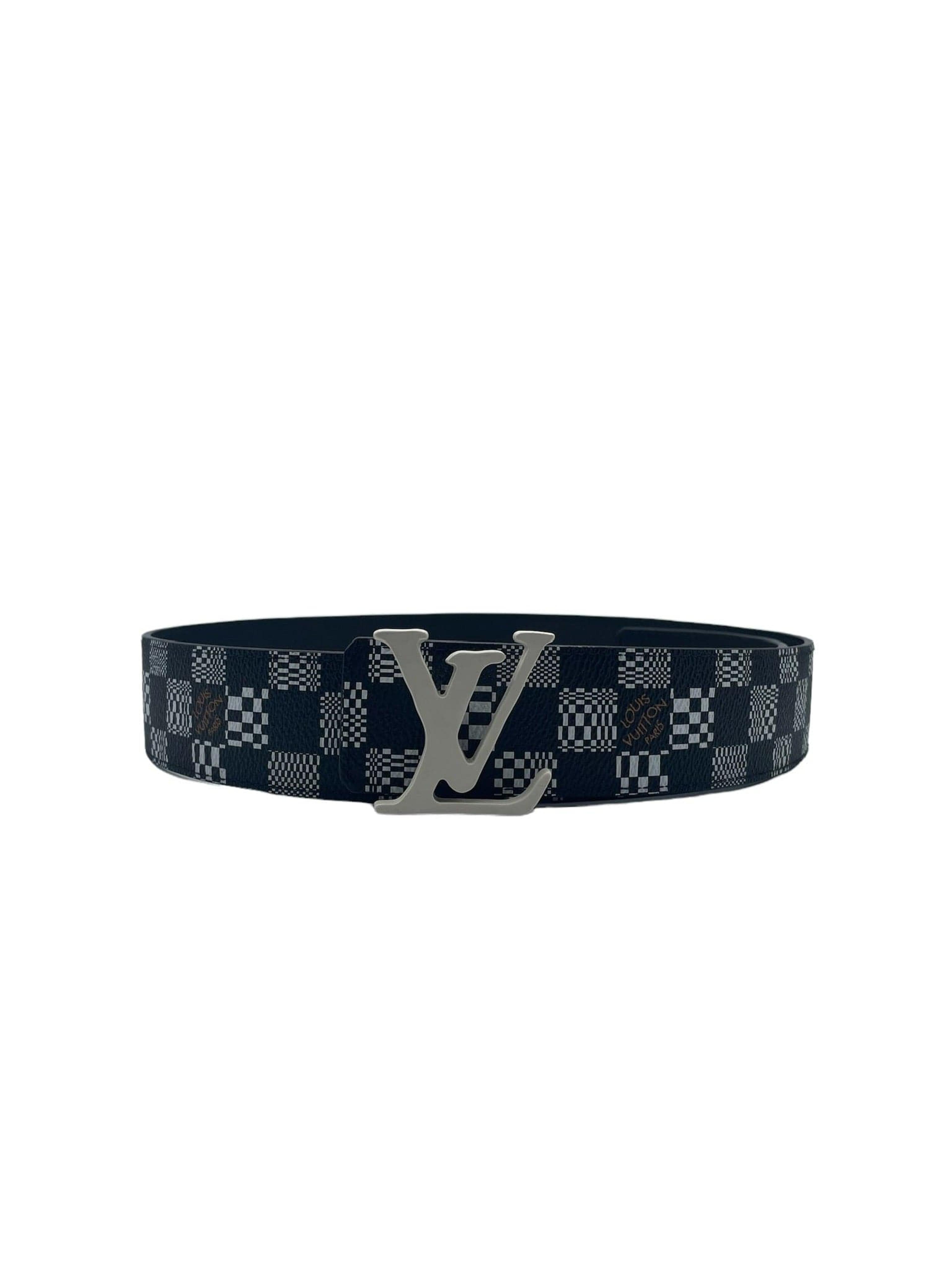 Louis Vuitton LV Shape 40MM Reversible Belt Cinturion Damier Bla