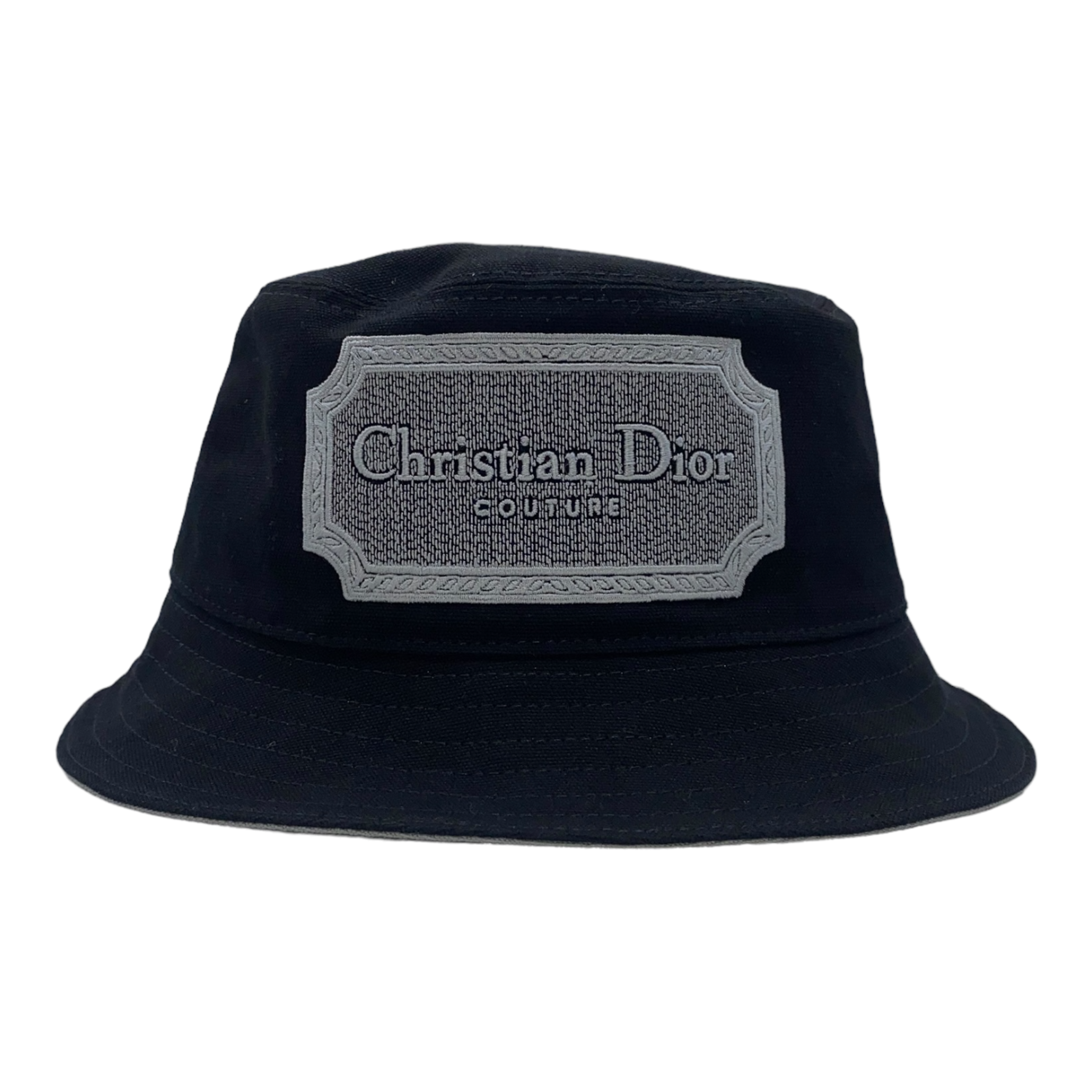 Dior Couture Bucket Hat Black Pre-Owned