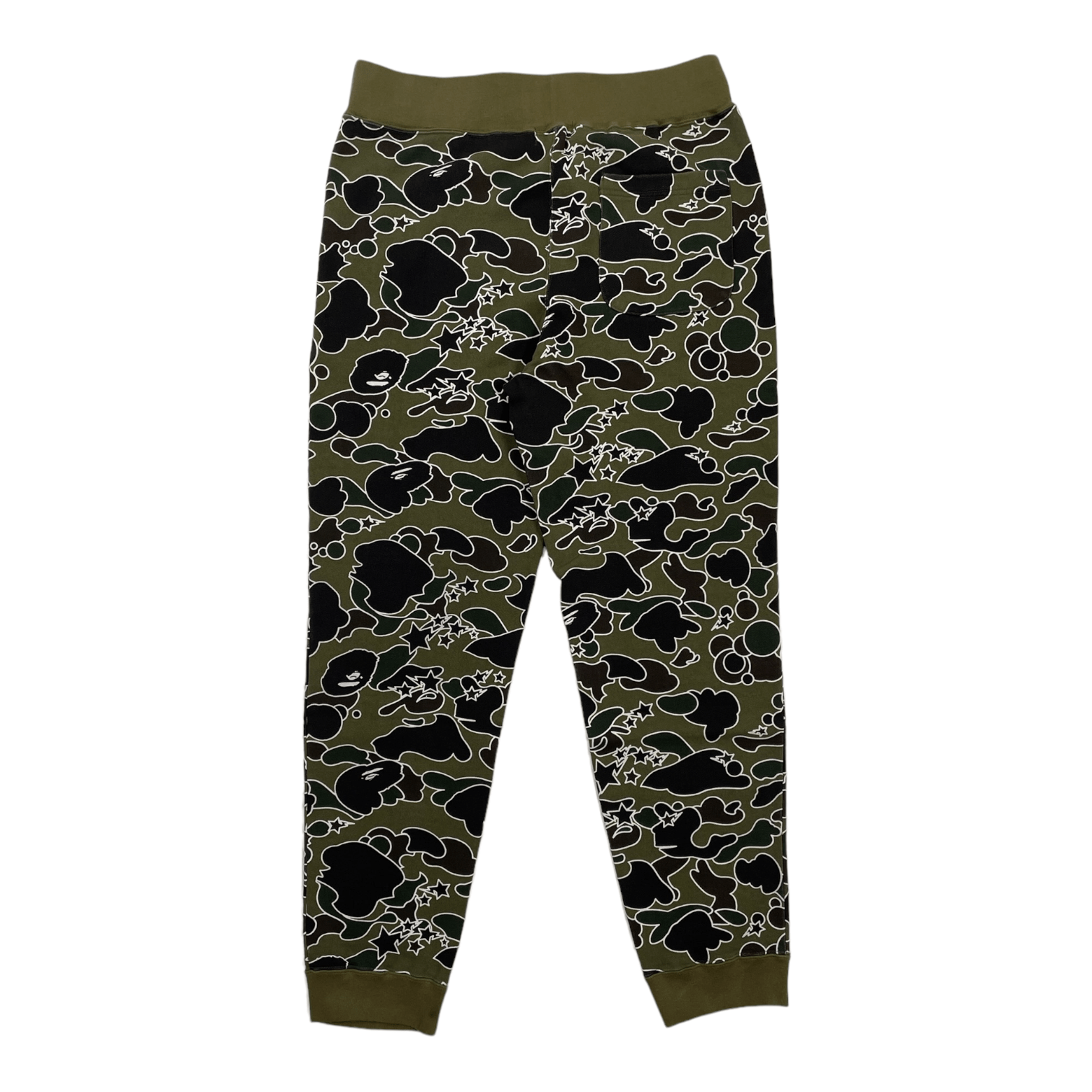 Alternate View 1 of Bape Sta Camo Shark Slim Sweatpants Green Pre-Owned