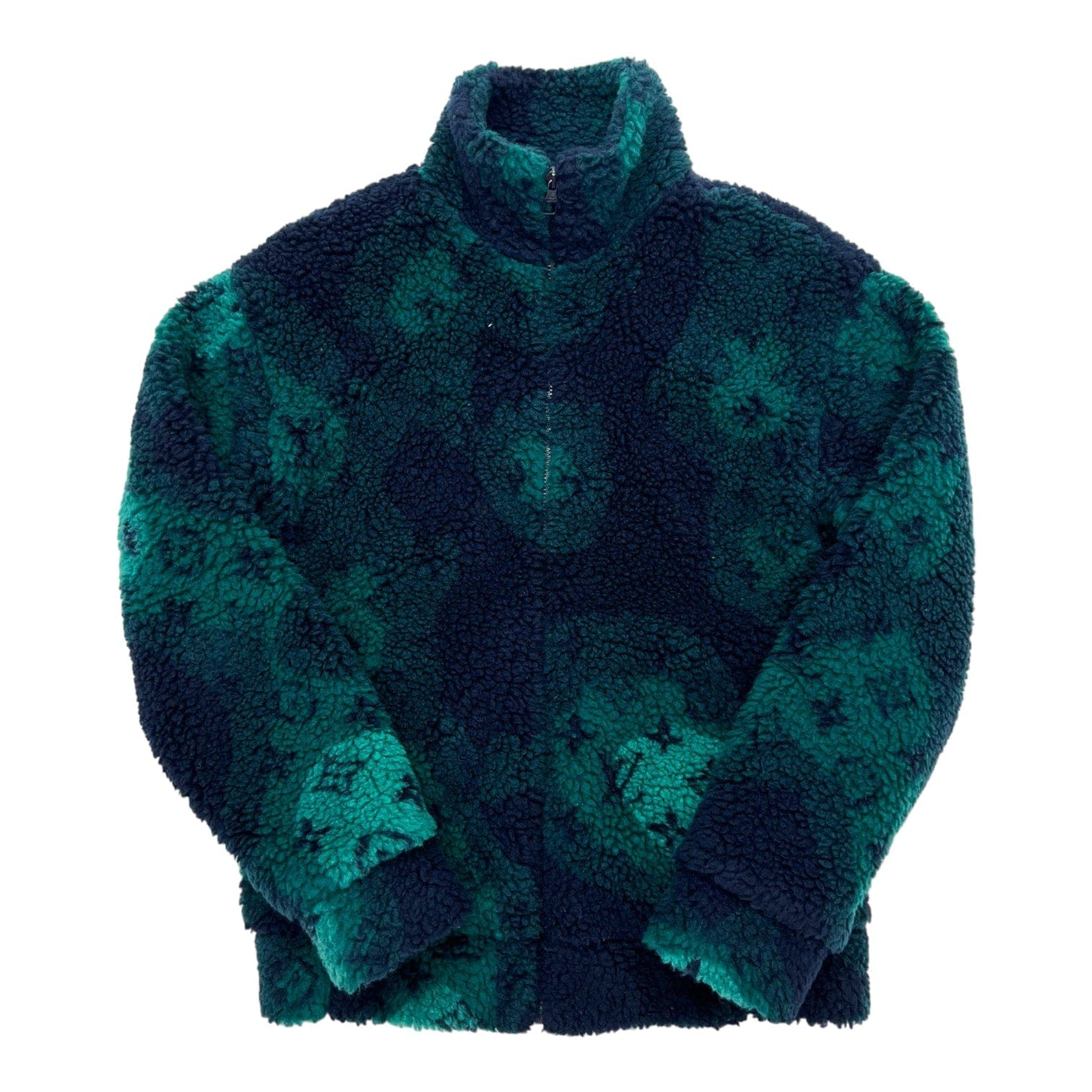 Louis Vuitton Monogram Camo Fleece Blouson Multicolor Green Pre-