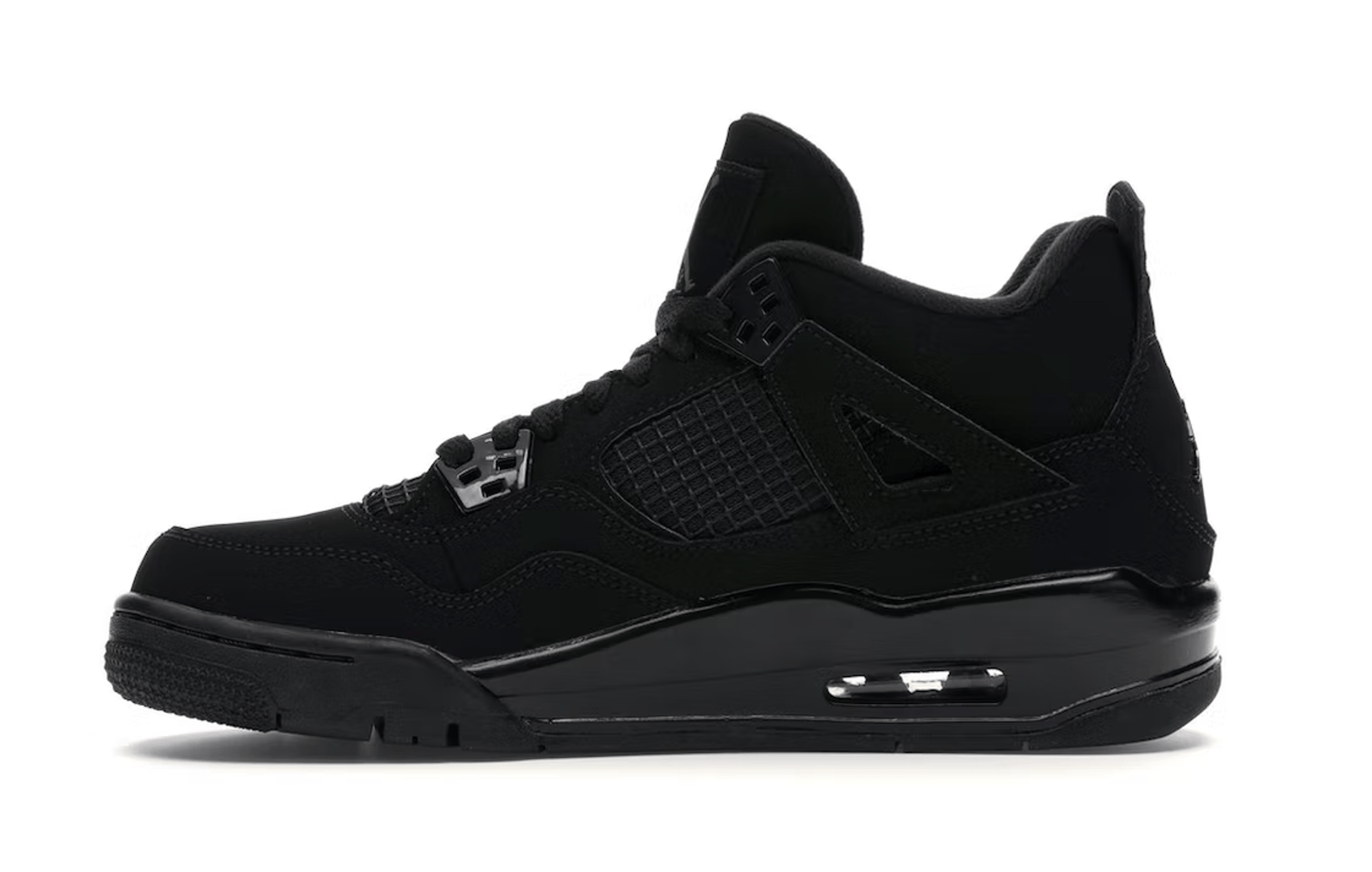 Alternate View 1 of Air Jordan 4 Retro Black Cat (2020) (GS)