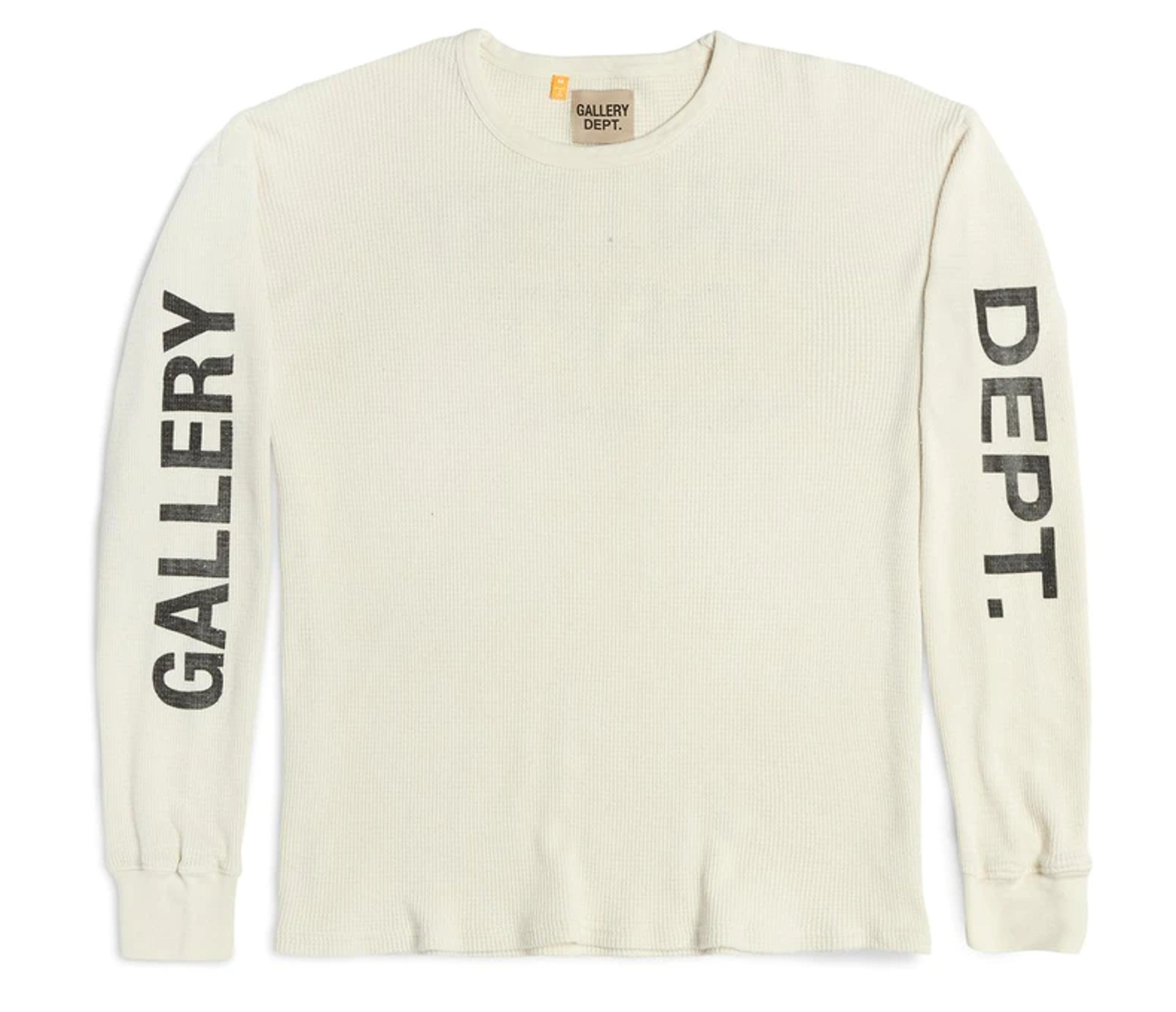Alternate View 1 of Gallery Department Thermal Long Sleeve Tee Shirt White