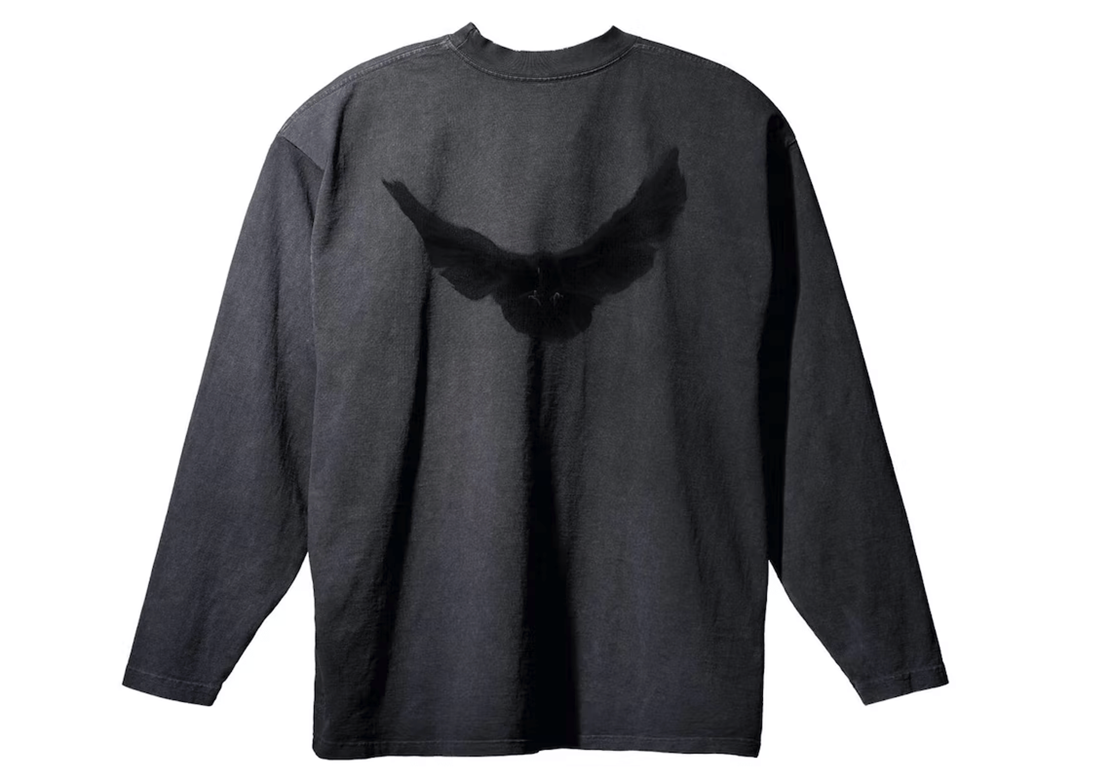 Yeezy Gap Dove Long Sleeve Tee Shirt Washed Black