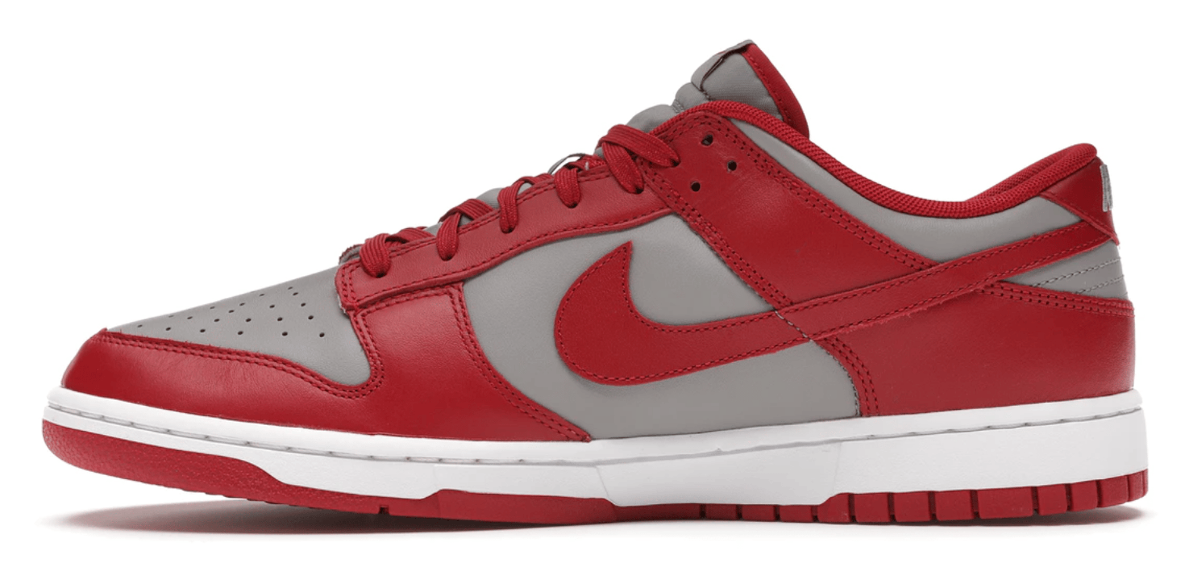 Alternate View 2 of Nike Dunk Low Retro Medium Grey Varsity Red UNLV (2021)