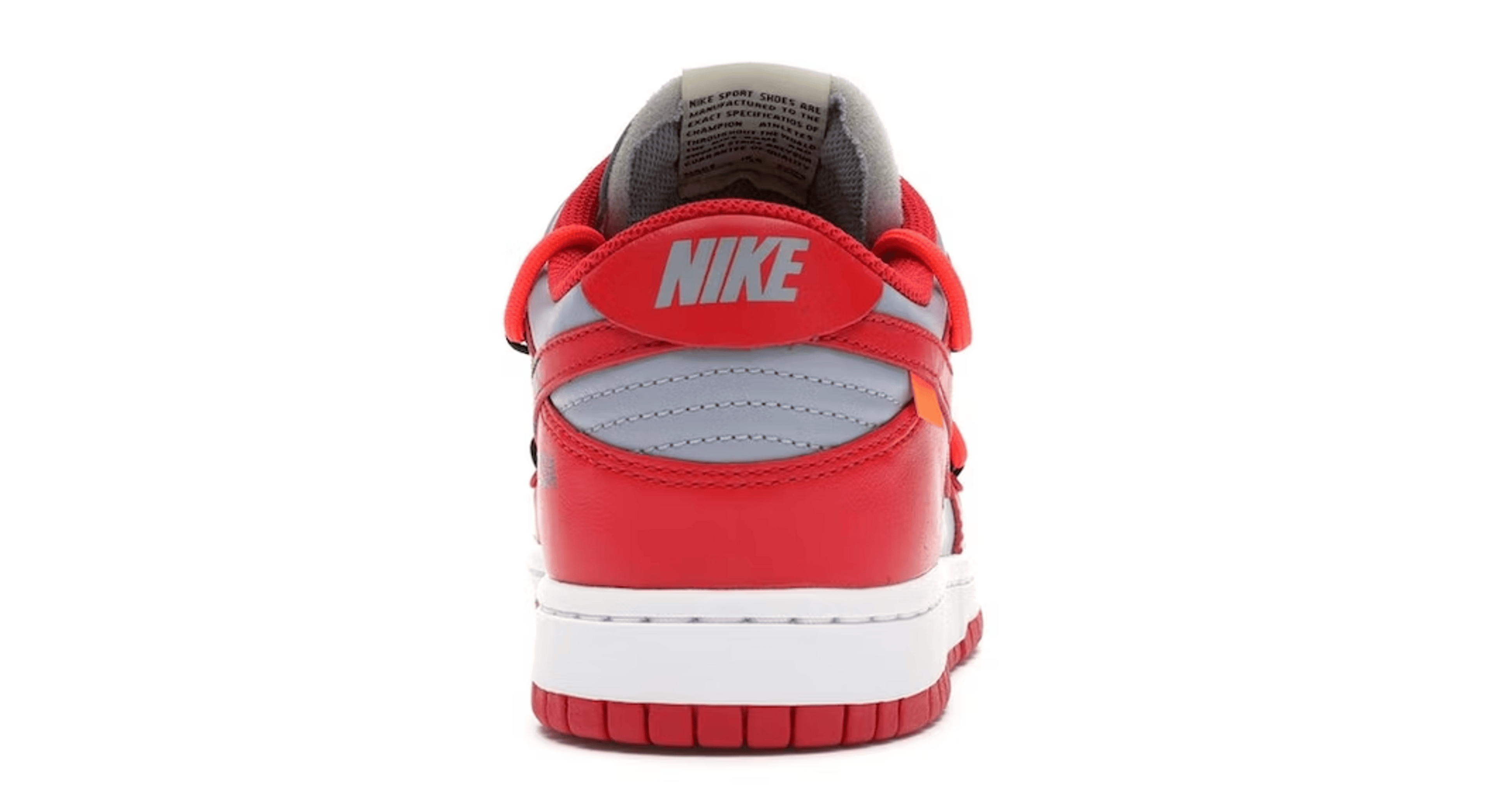 Alternate View 3 of Nike Dunk Low Off-White University Red