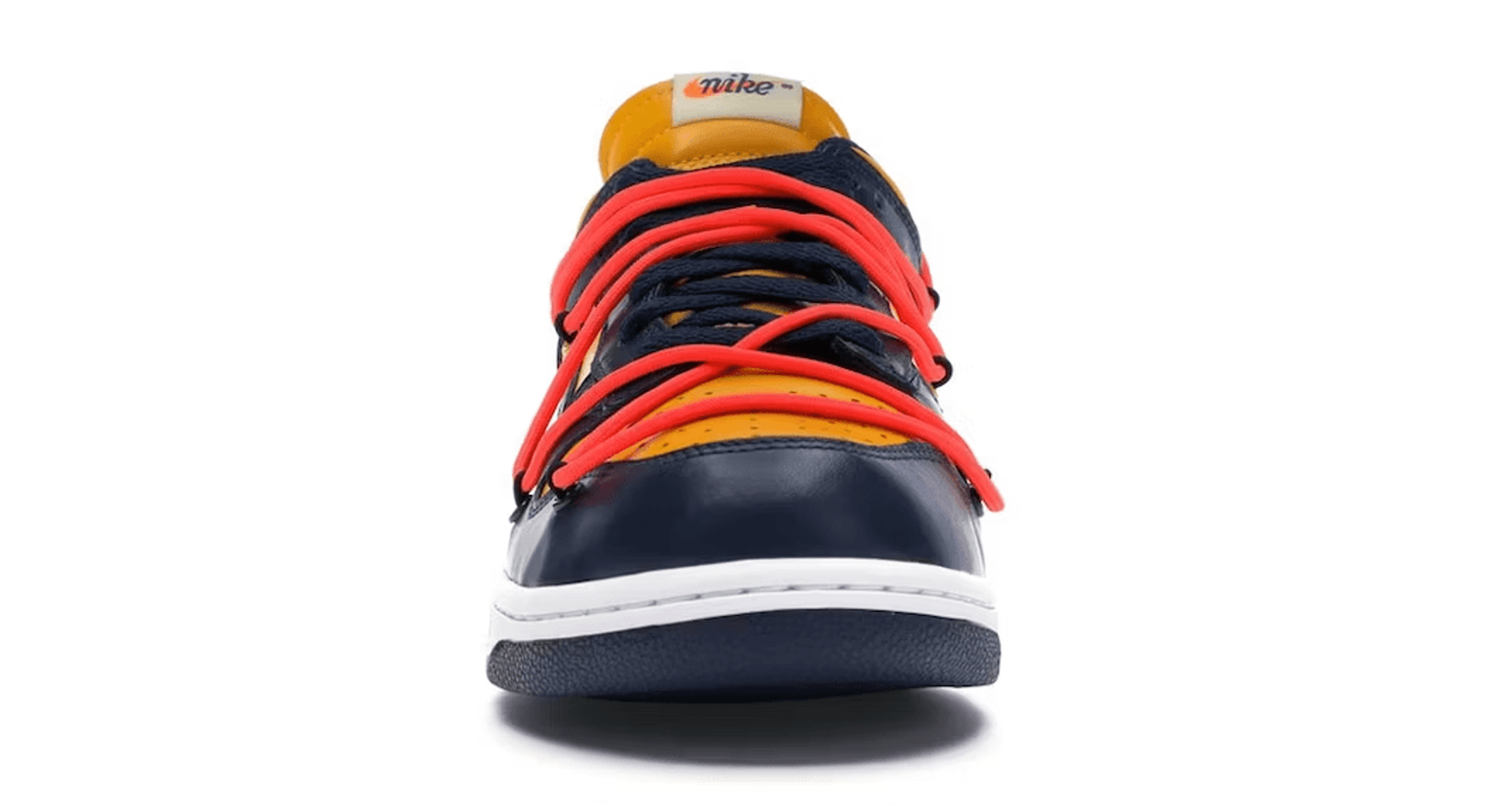 Alternate View 2 of Nike Dunk Low Off-White University Gold Midnight Navy