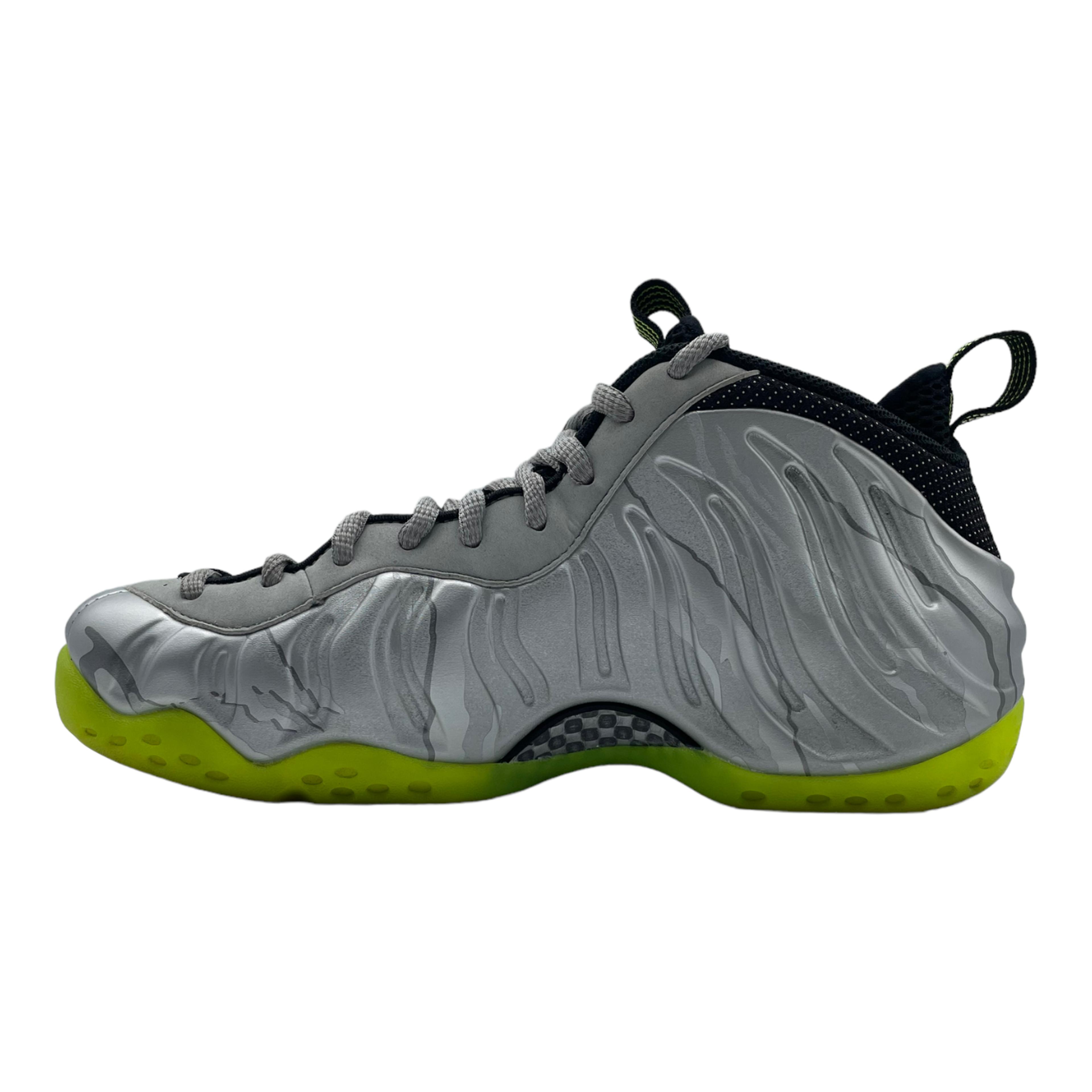 Alternate View 2 of Nike Air Foamposite One Silver Volt Camo Pre-Owned