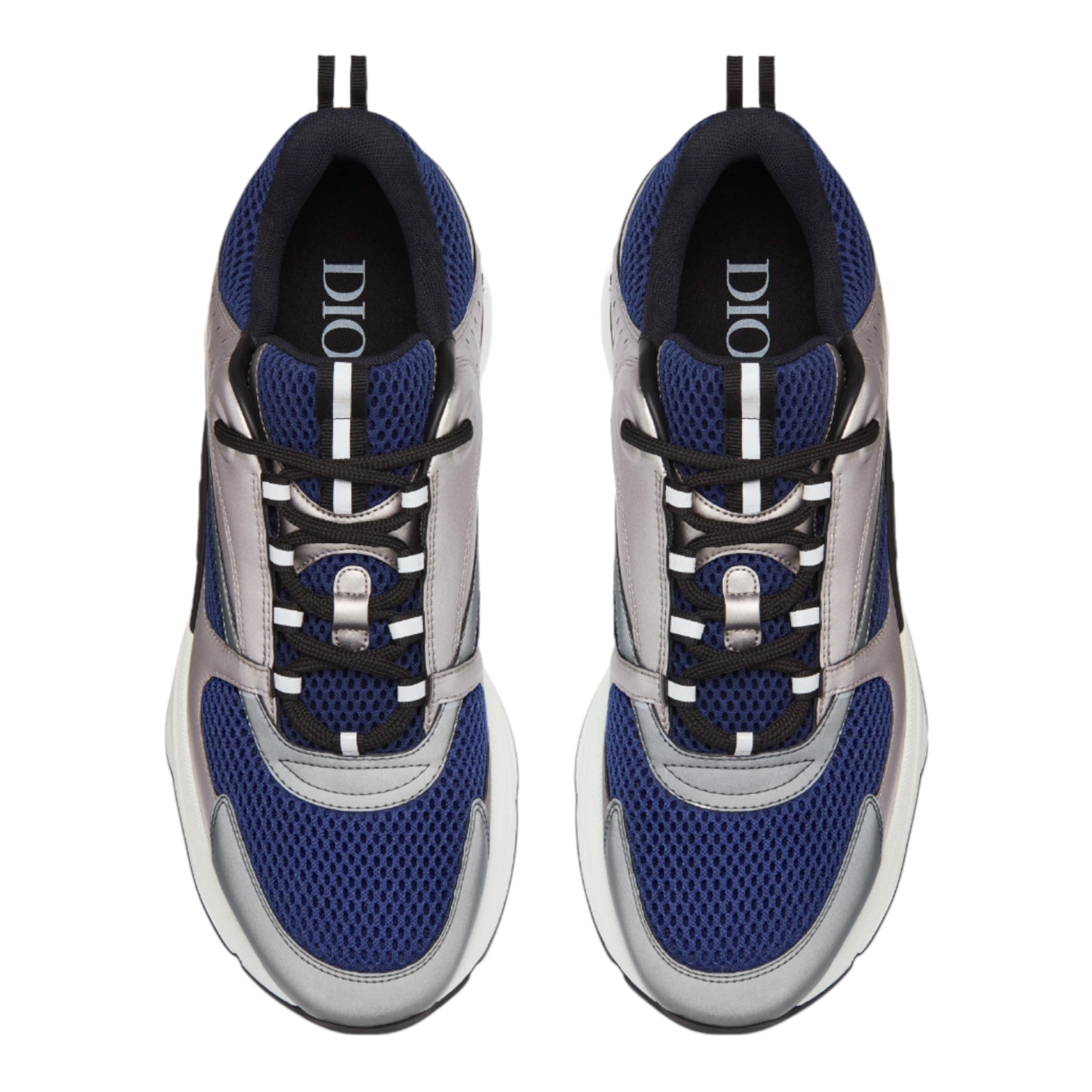 Alternate View 3 of Dior B22 Trainer Navy Silver