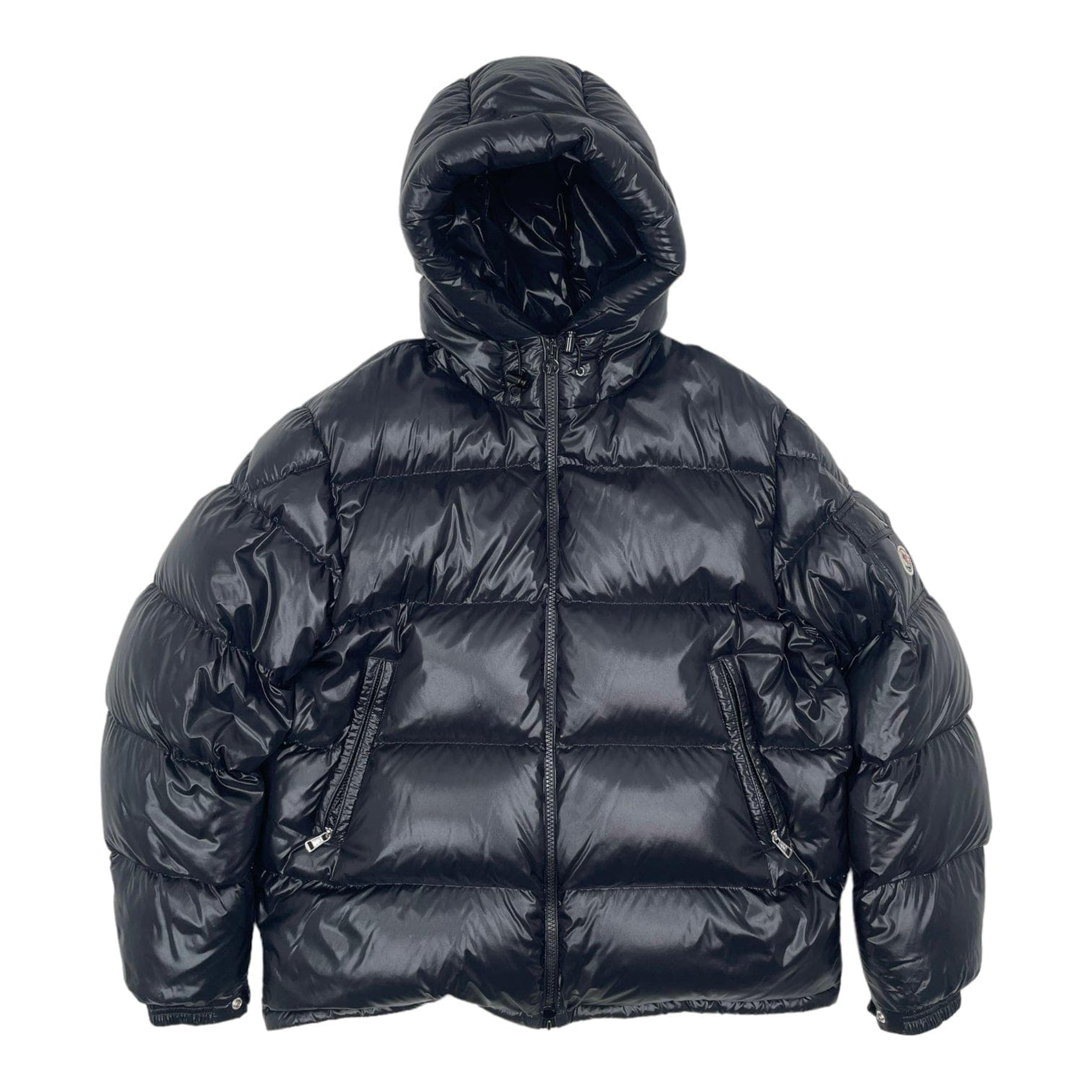 Moncler Ecrins Short Down Jacket Black Pre-Owned