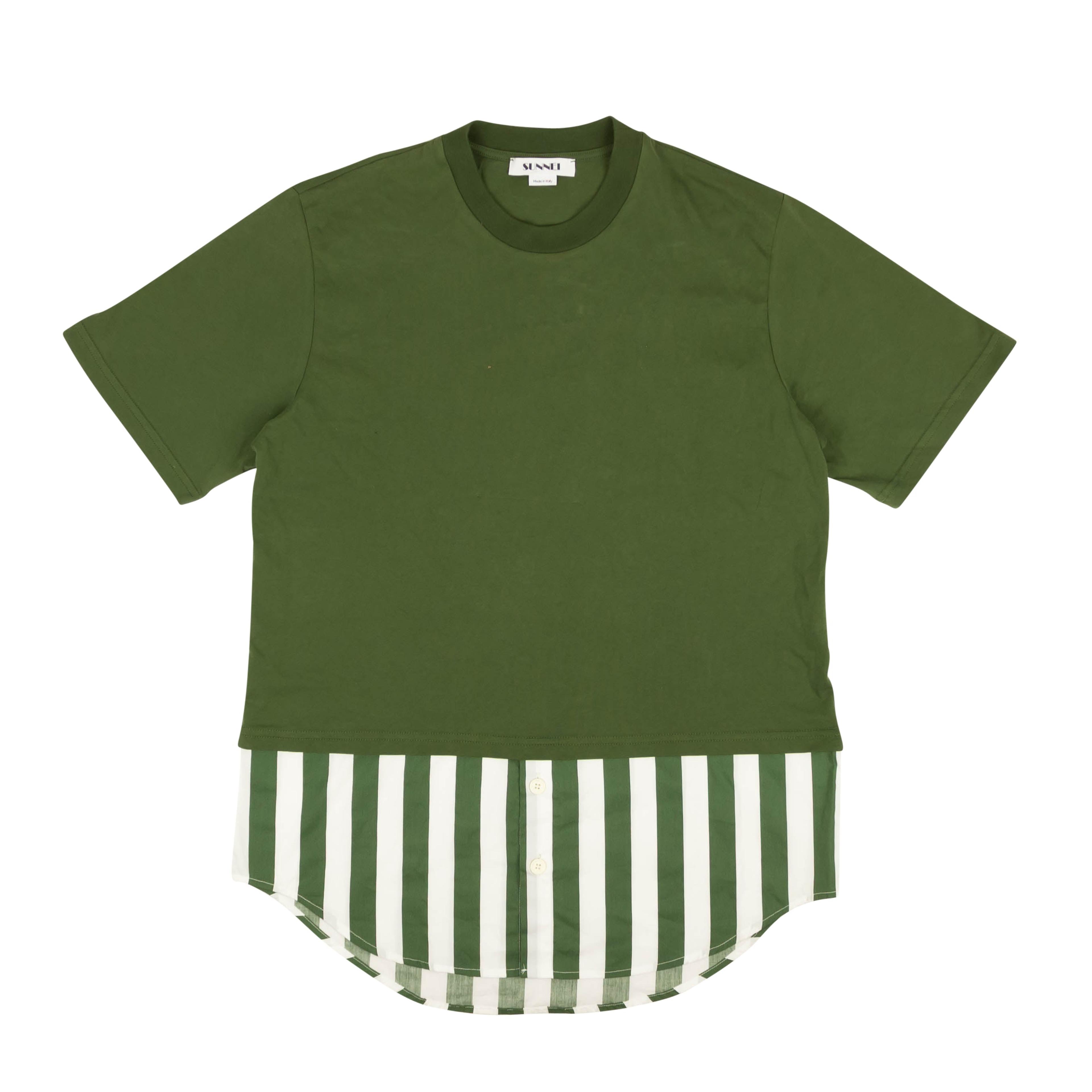 Men'S T-Shirts - Green/White