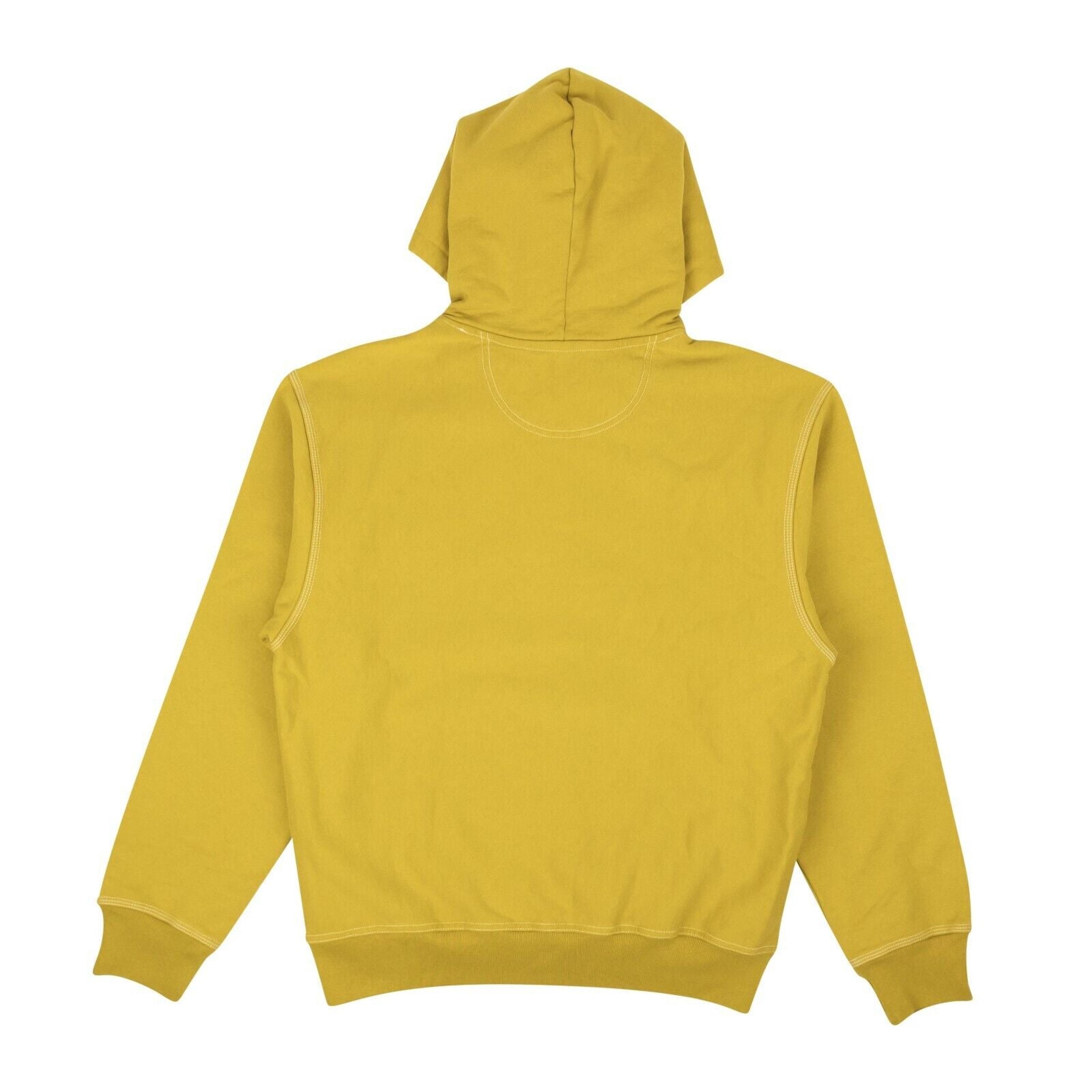 Alternate View 2 of Stussy Contrast Stitch Label Hoodie - Gold
