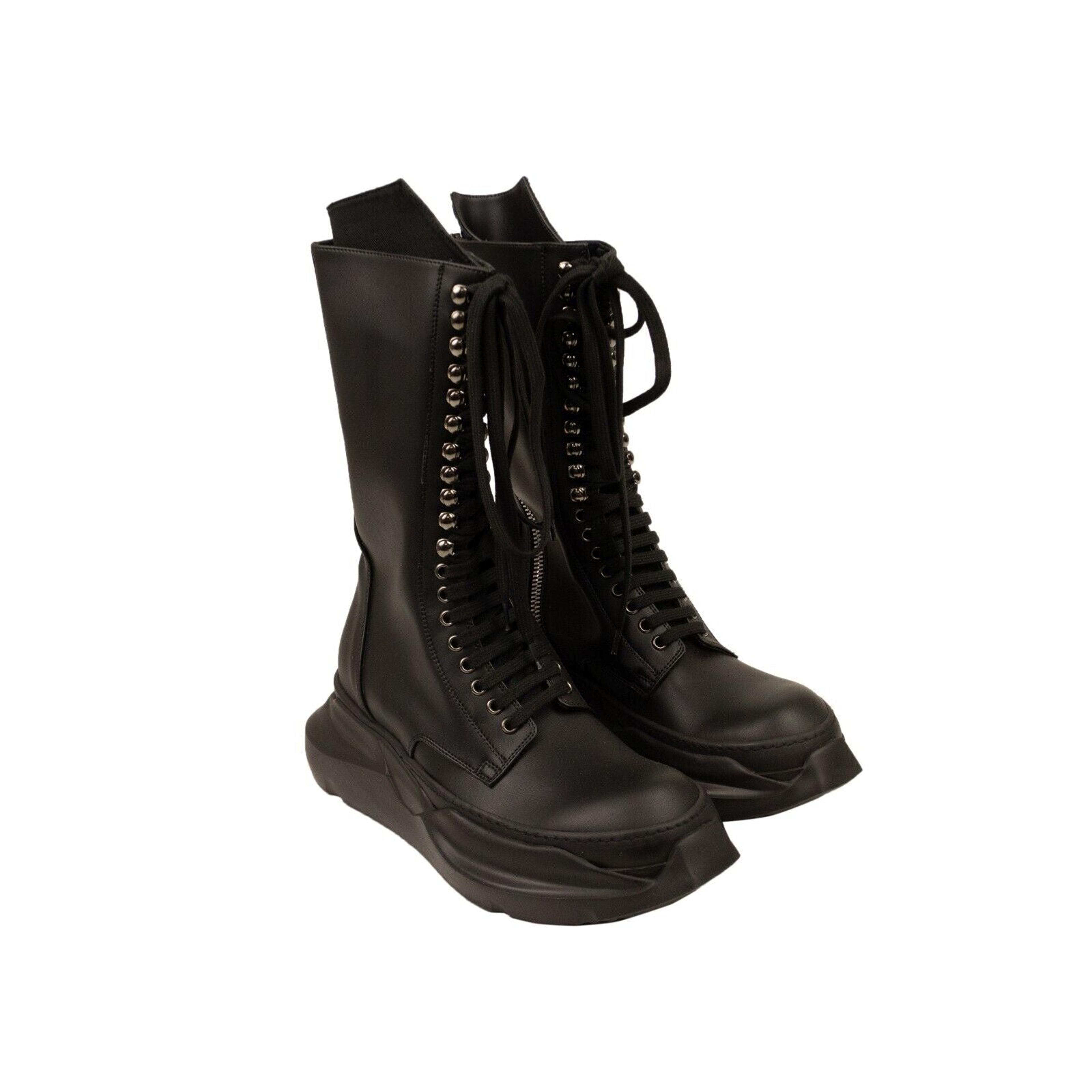 Alternate View 2 of Black Army Abstract Sneaker Boots