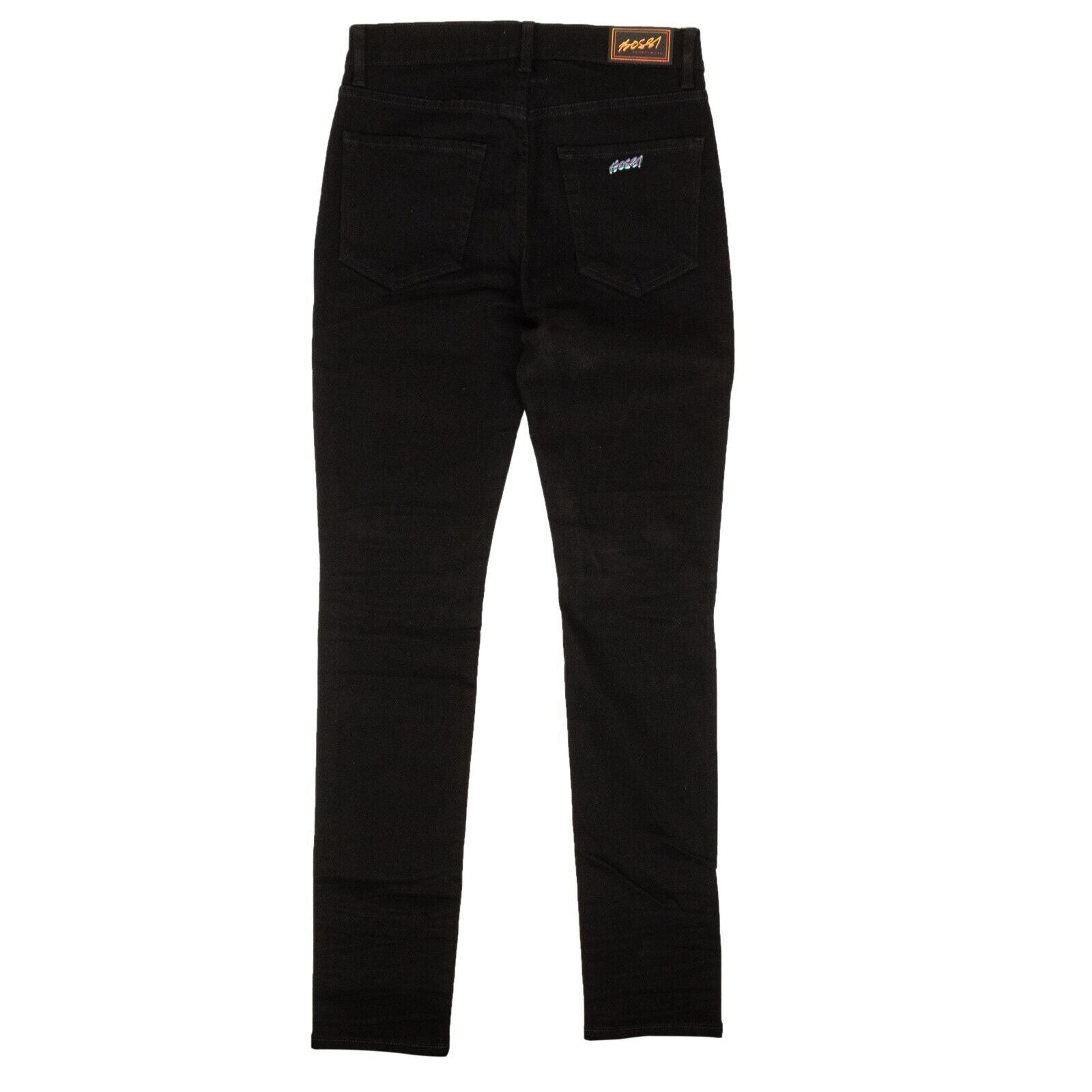 Alternate View 2 of Black Wash Cotton 3D Slim-Fit Jeans