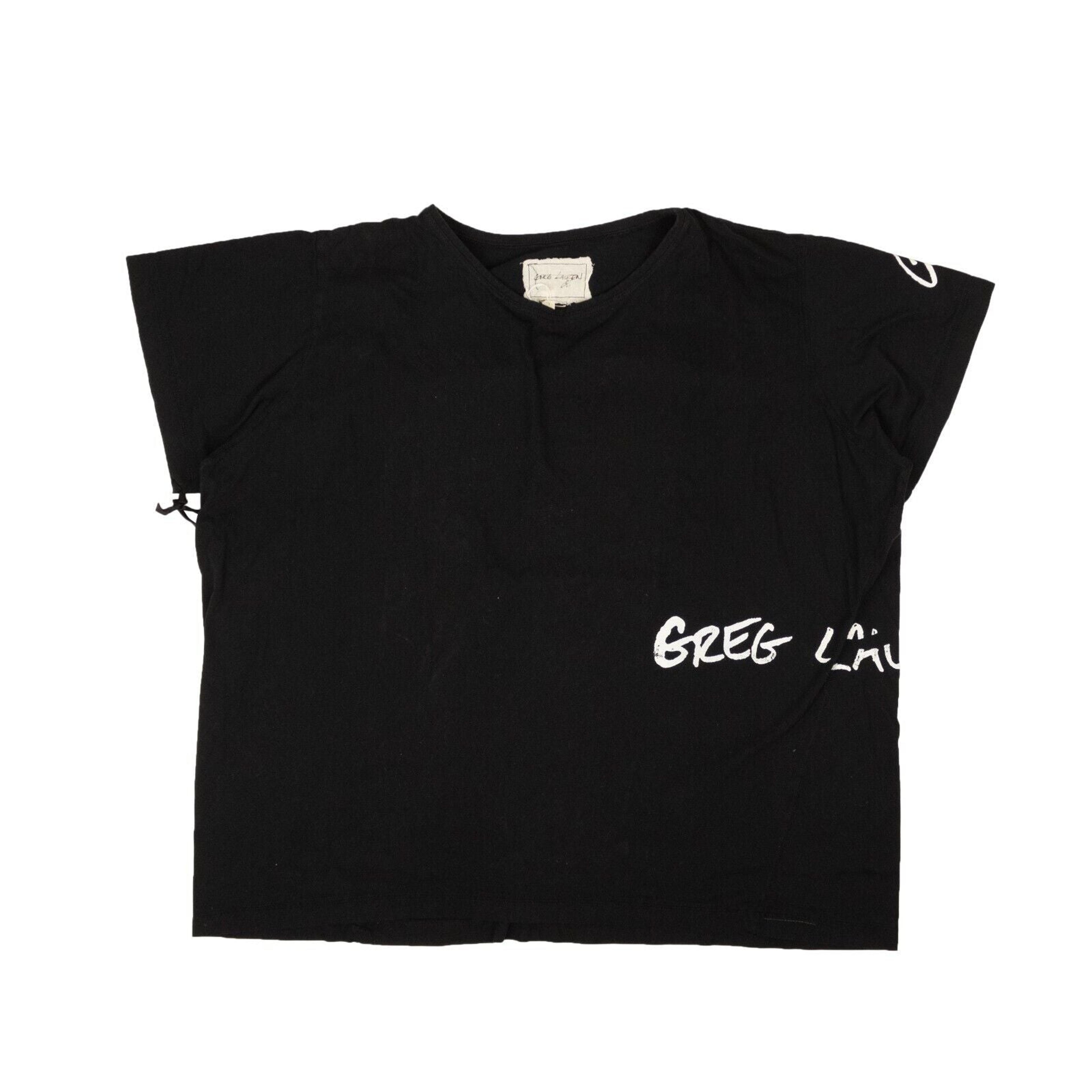 Alternate View 1 of Greg Lauren Deconstructed T-Shirt - Black