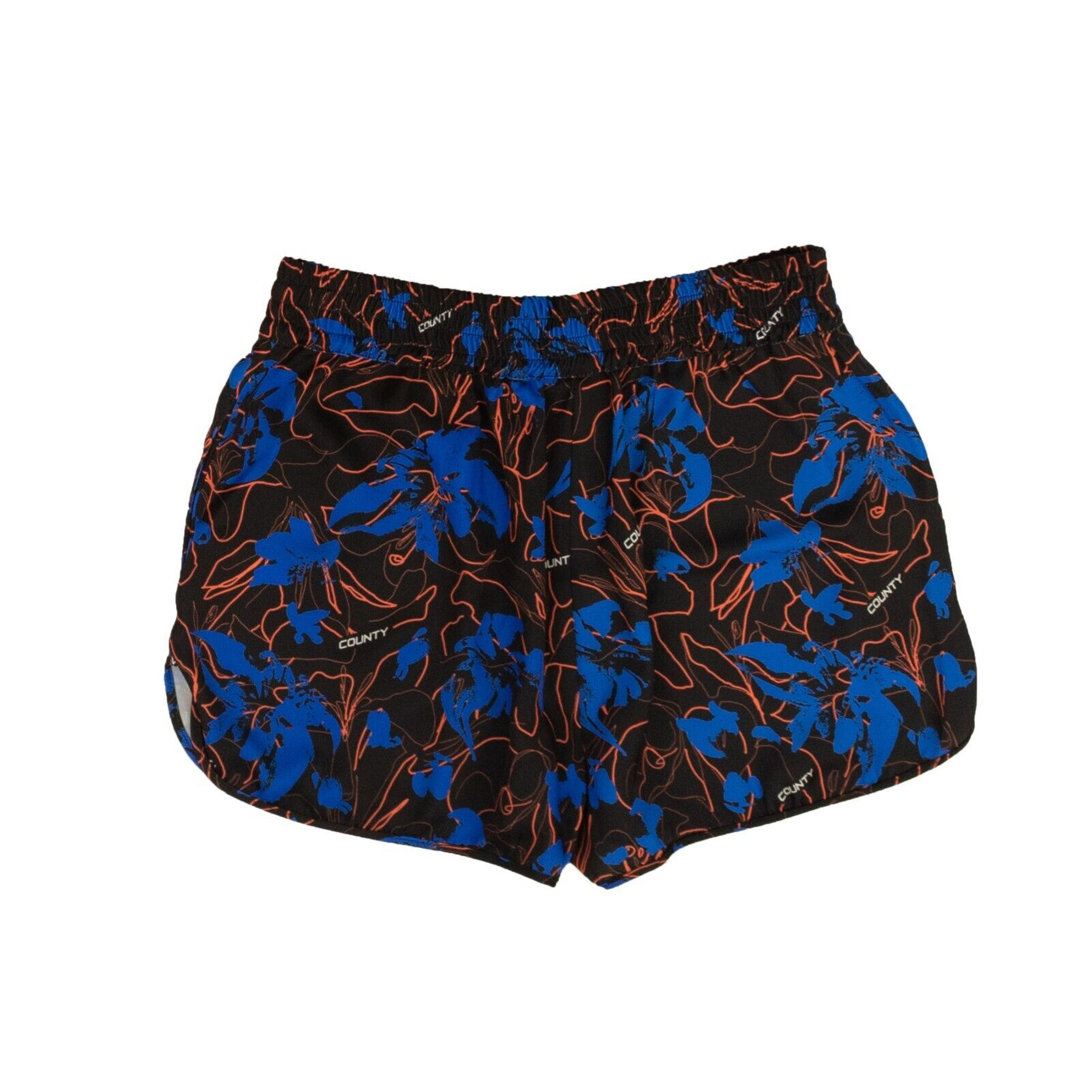 Alternate View 1 of Black And Blue County Flowers Boxer Shorts