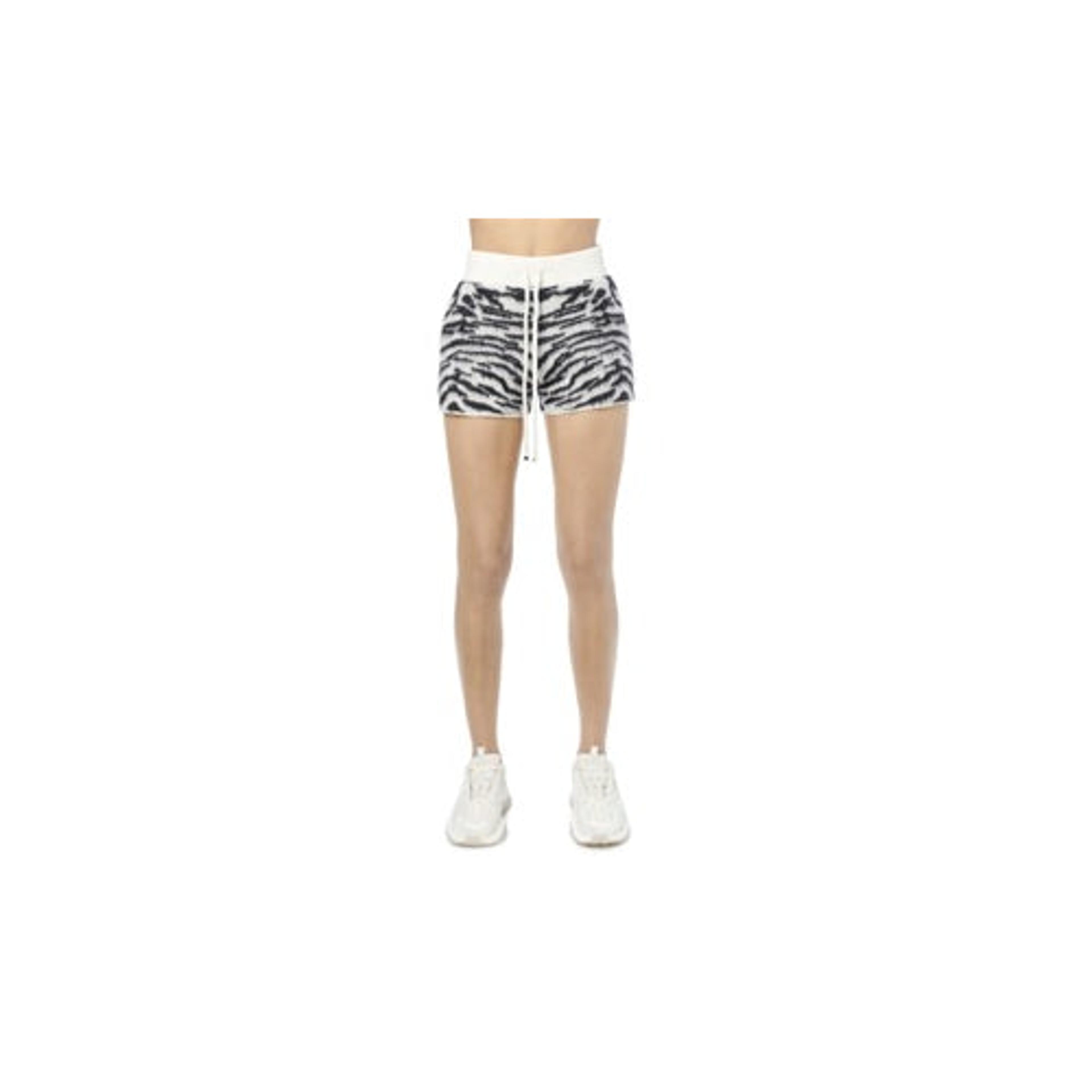 Zebra Animal Jacquard Shorts