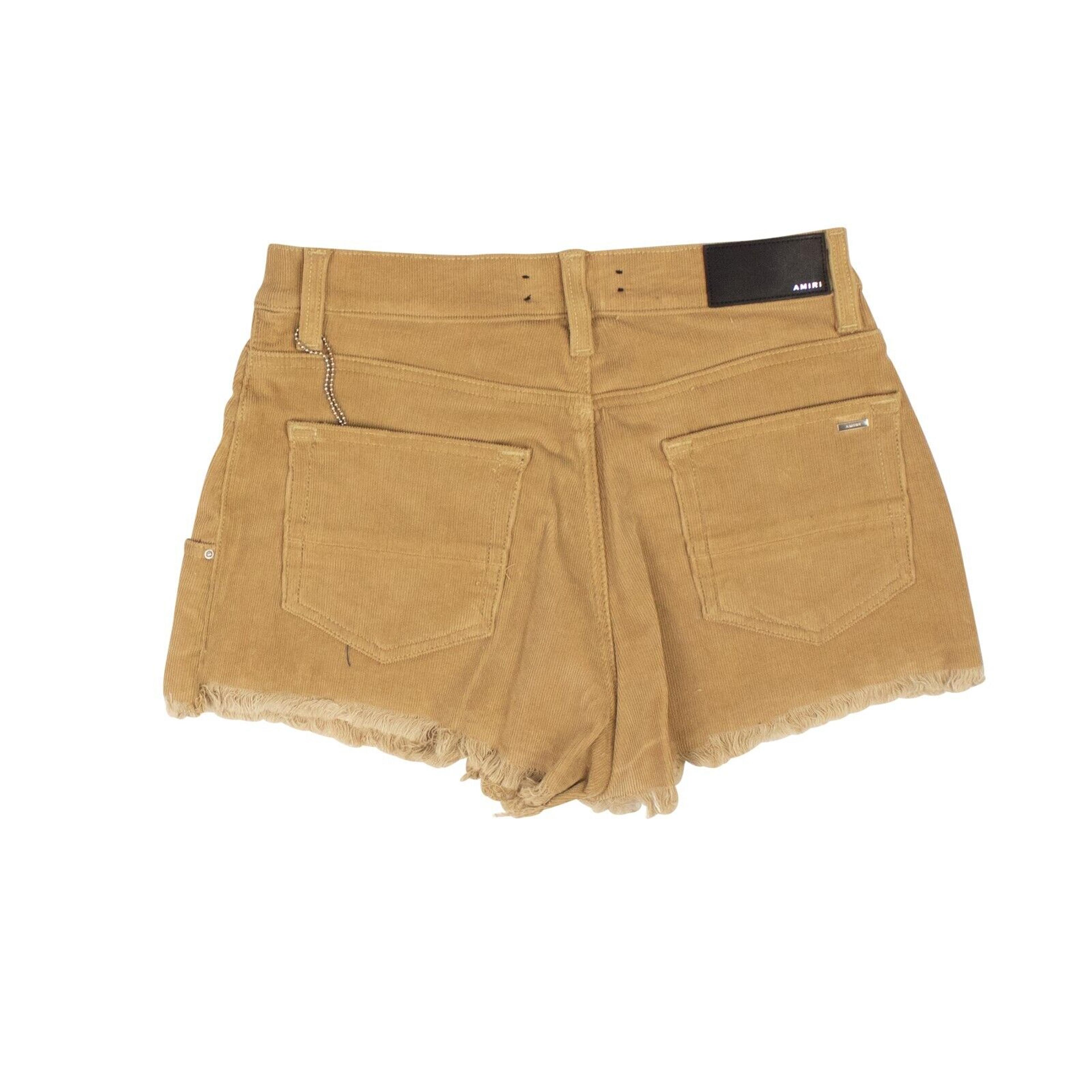 Alternate View 2 of Brown Corduroy High Waisted Shorts