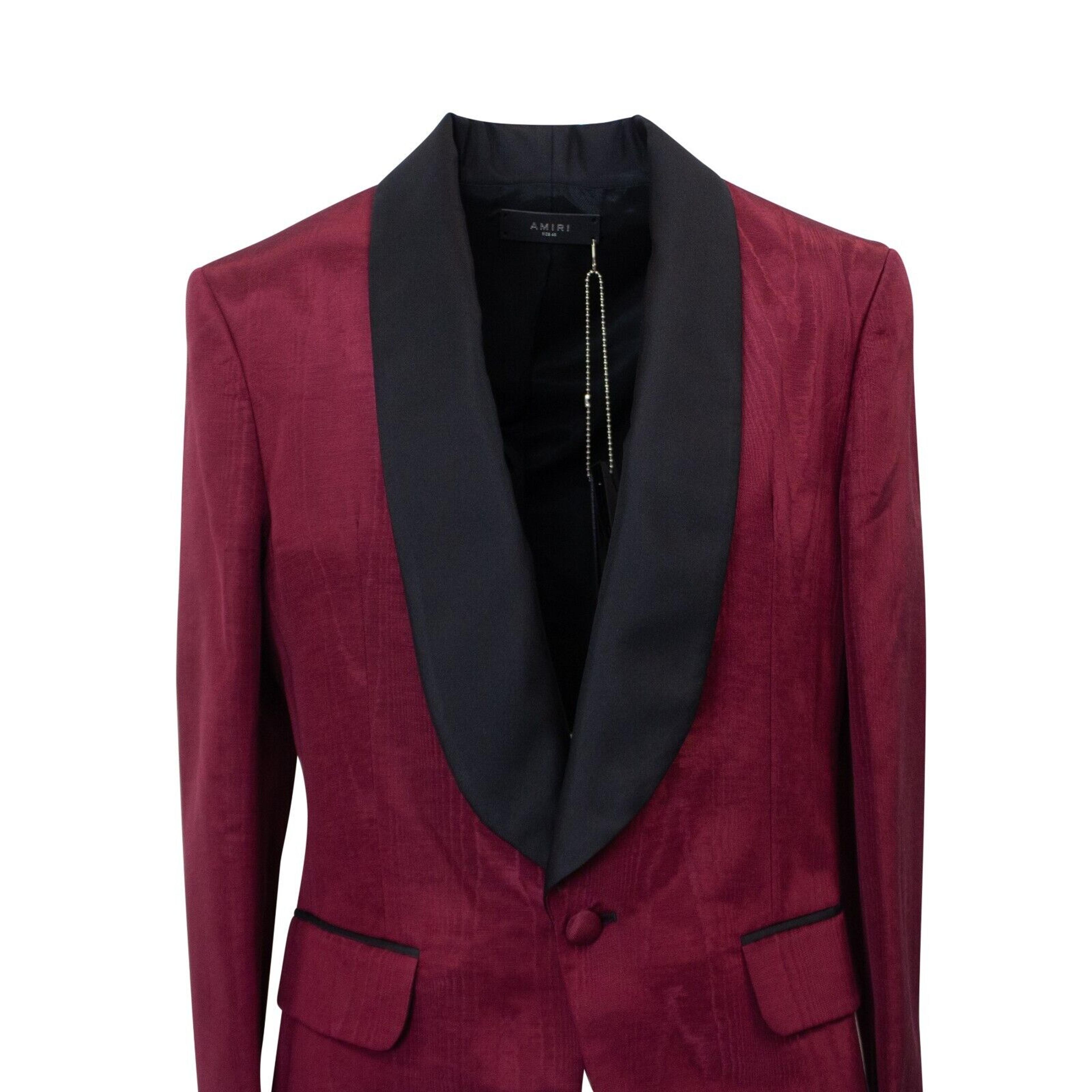Alternate View 3 of Red Moire Tux Blazer