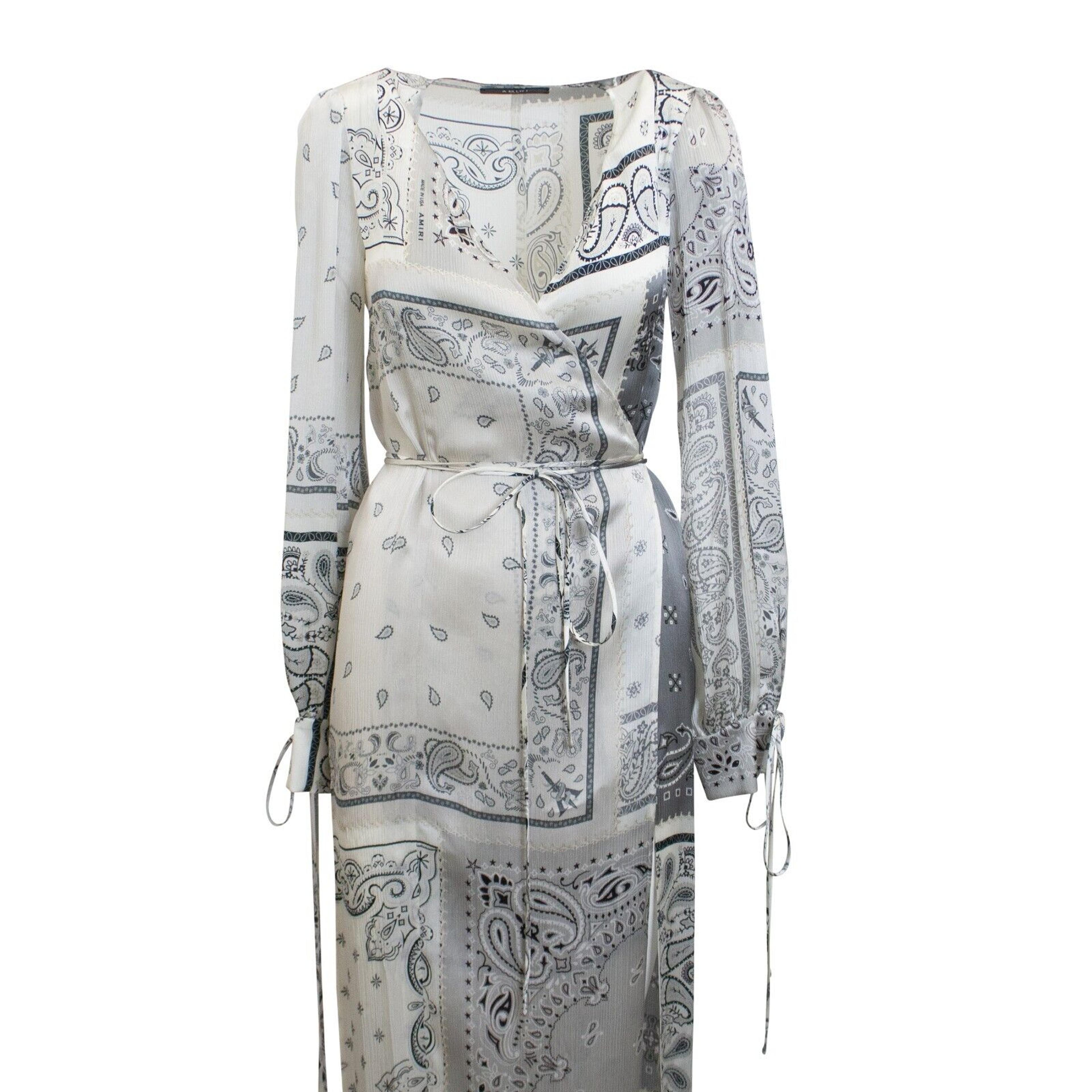 Alternate View 2 of Grey Bandana Recon Kimono Dress