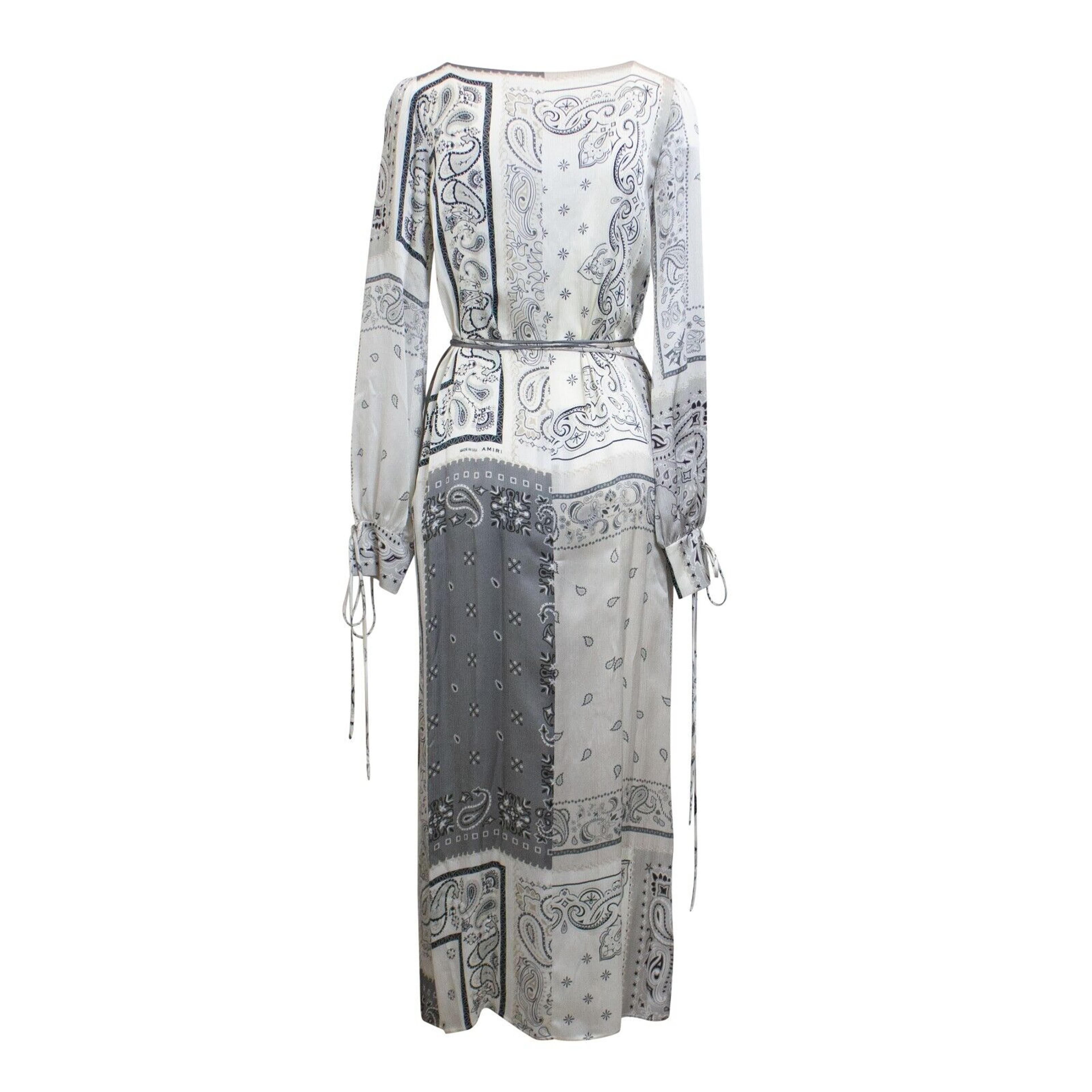 Alternate View 4 of Grey Bandana Recon Kimono Dress