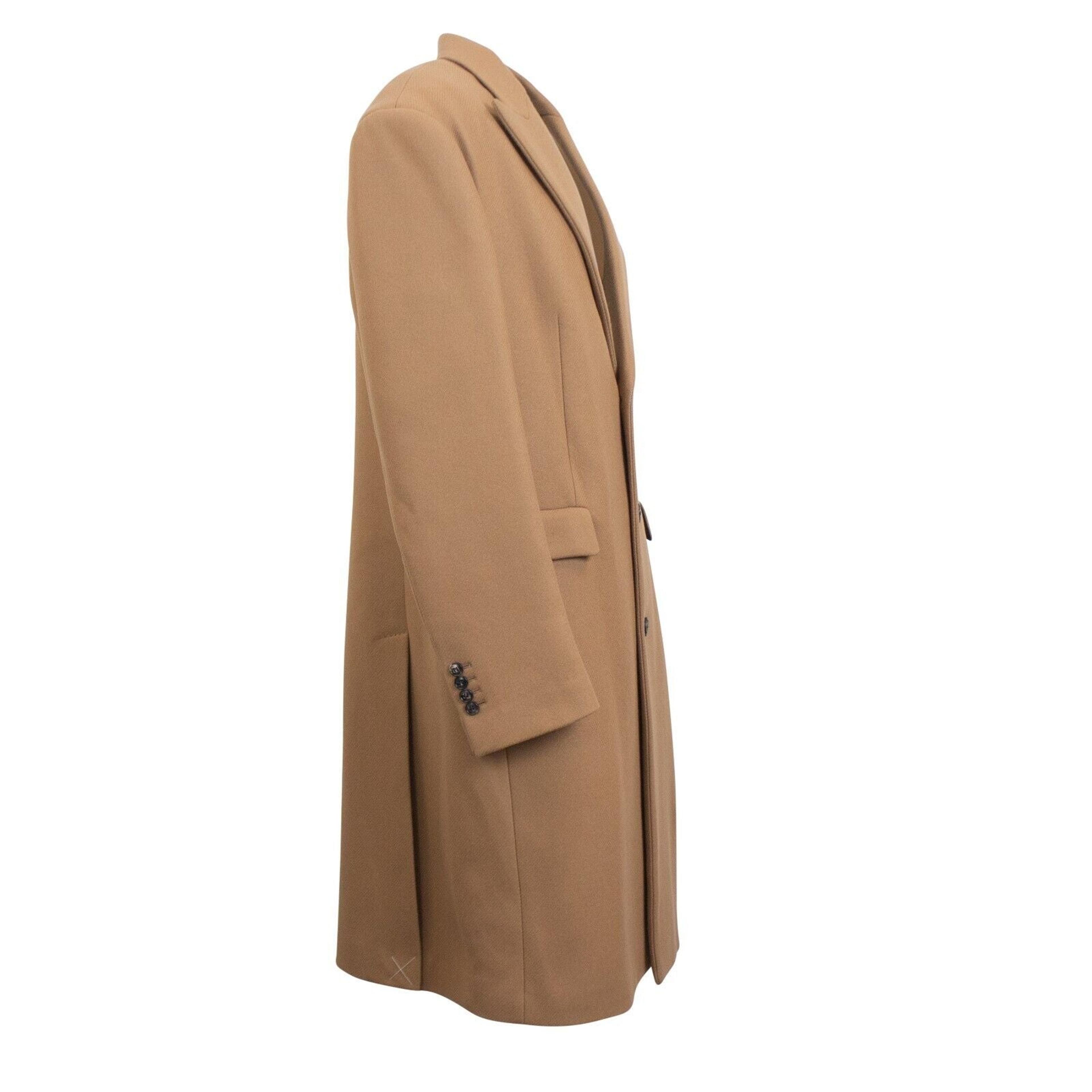 Alternate View 3 of Brown Single Breasted Lapel Coat