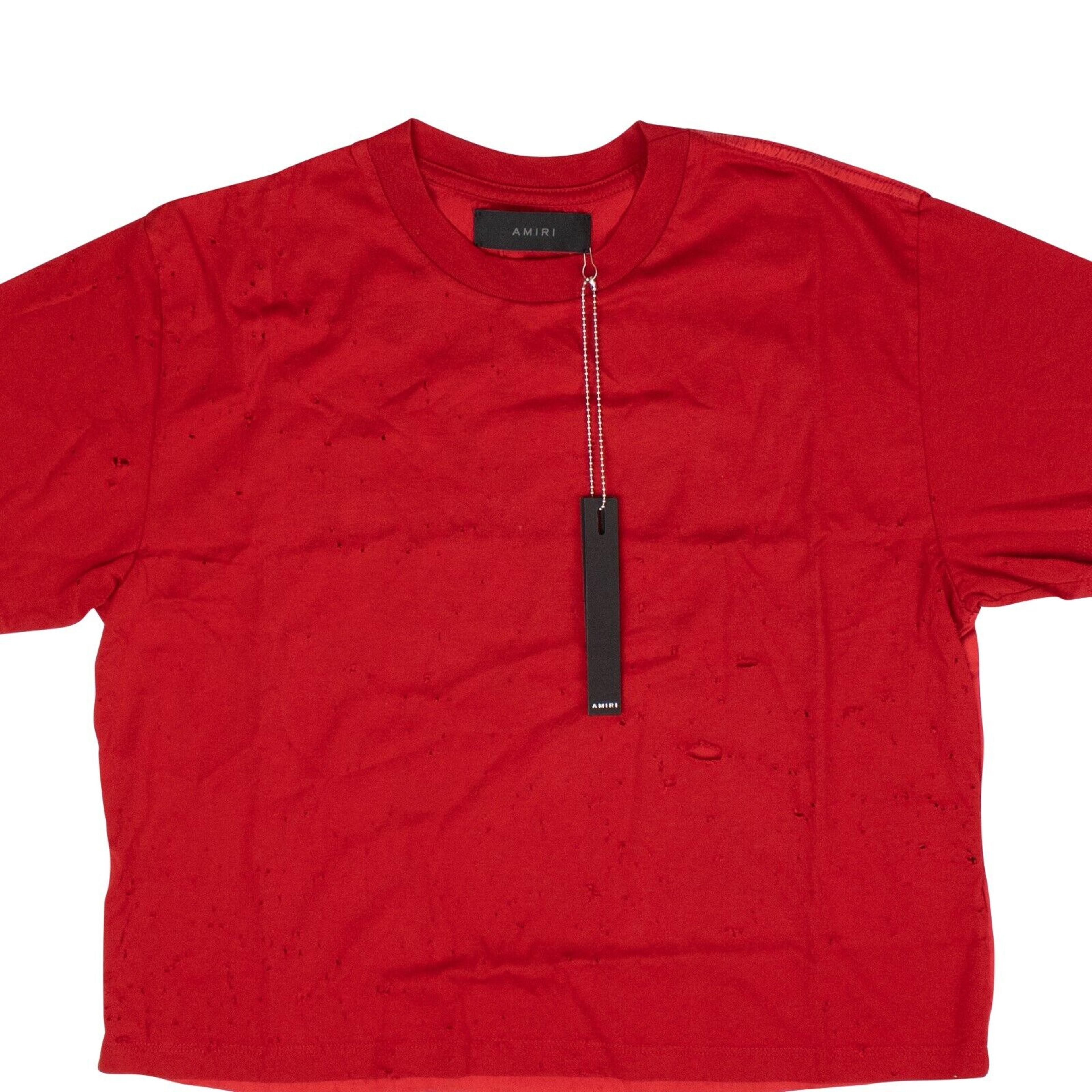 Alternate View 1 of Red Slash Cotton T-Shirt