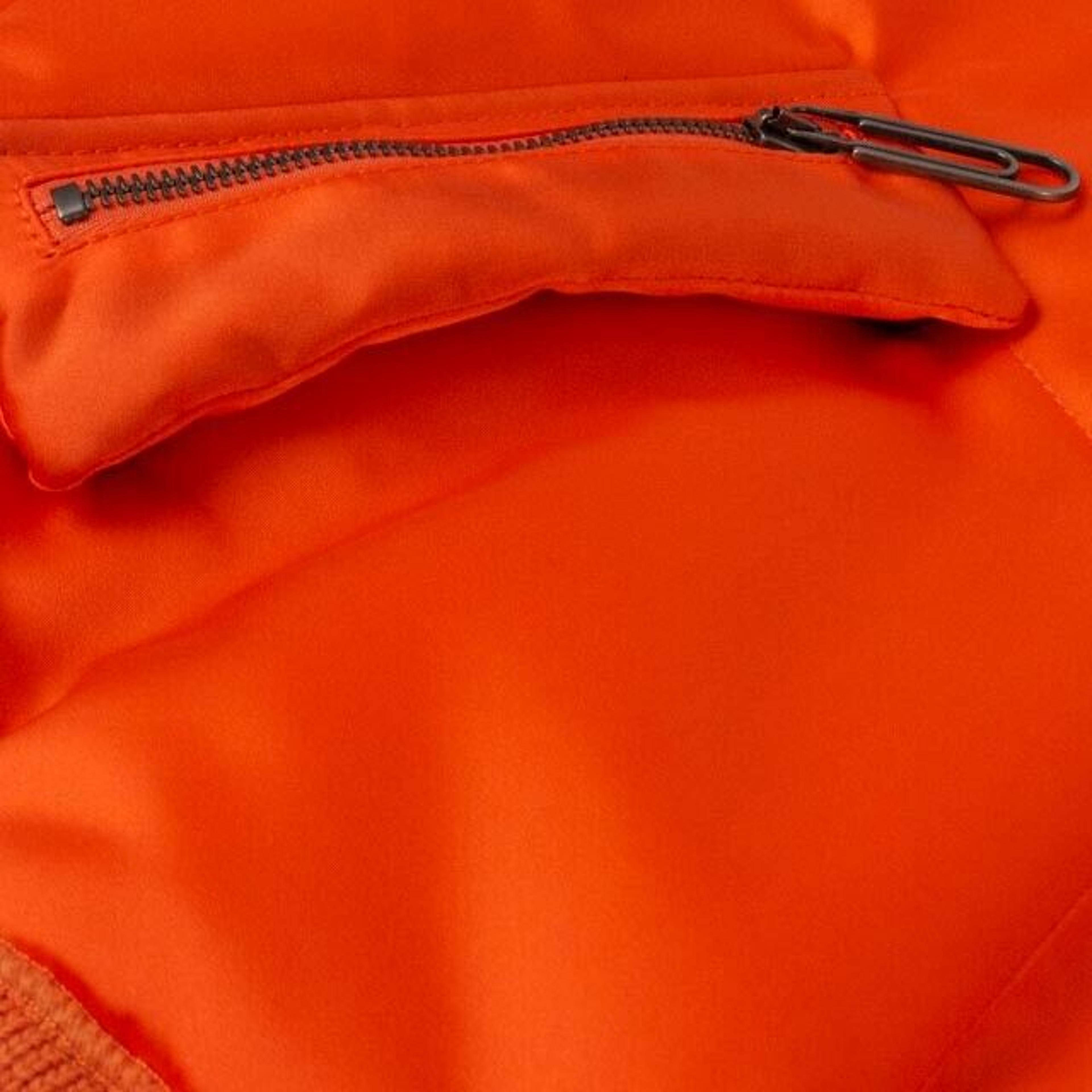 Alternate View 5 of Cropped Arrows Vest Jacket - Orange