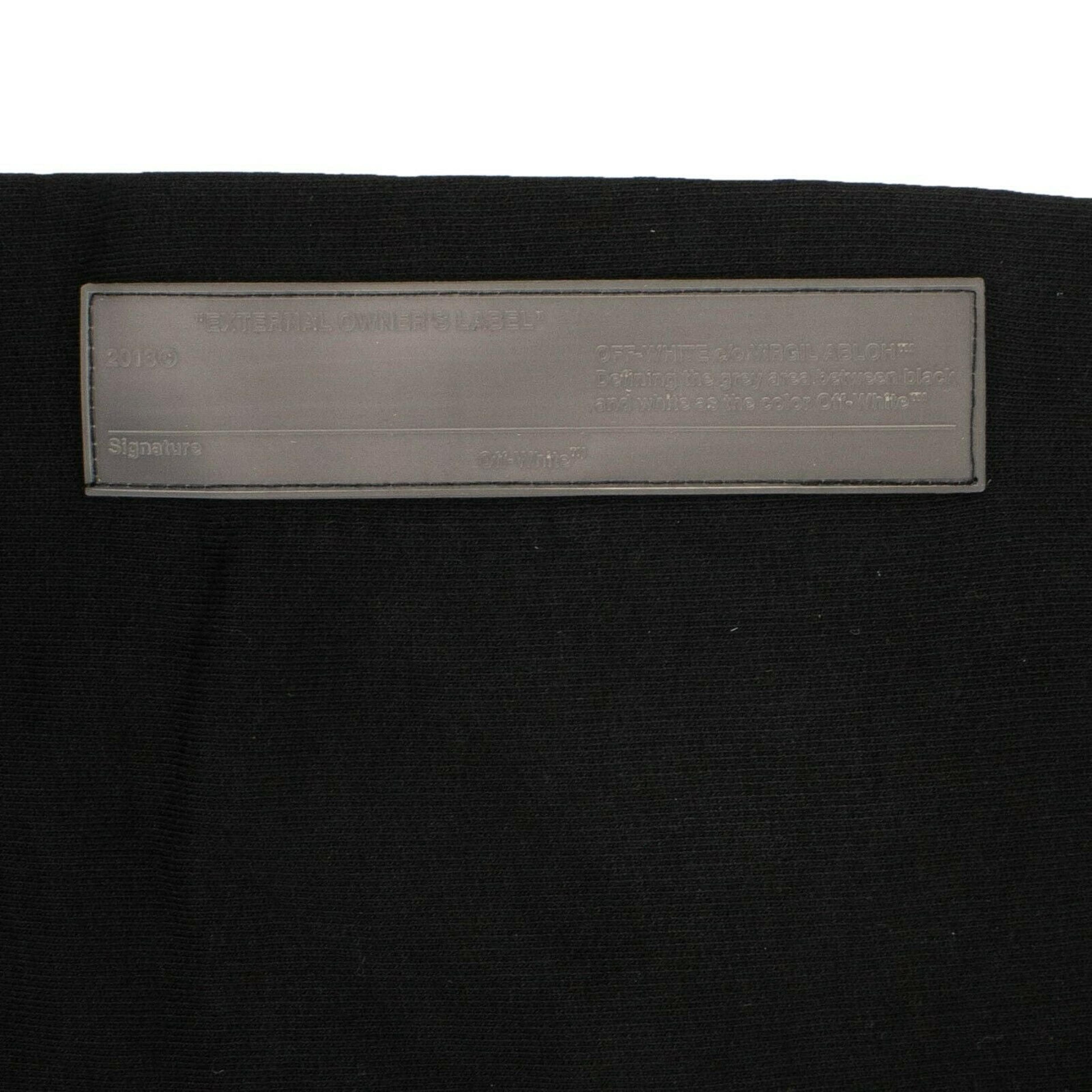Alternate View 5 of Men's Black Cropped Sweatshirt