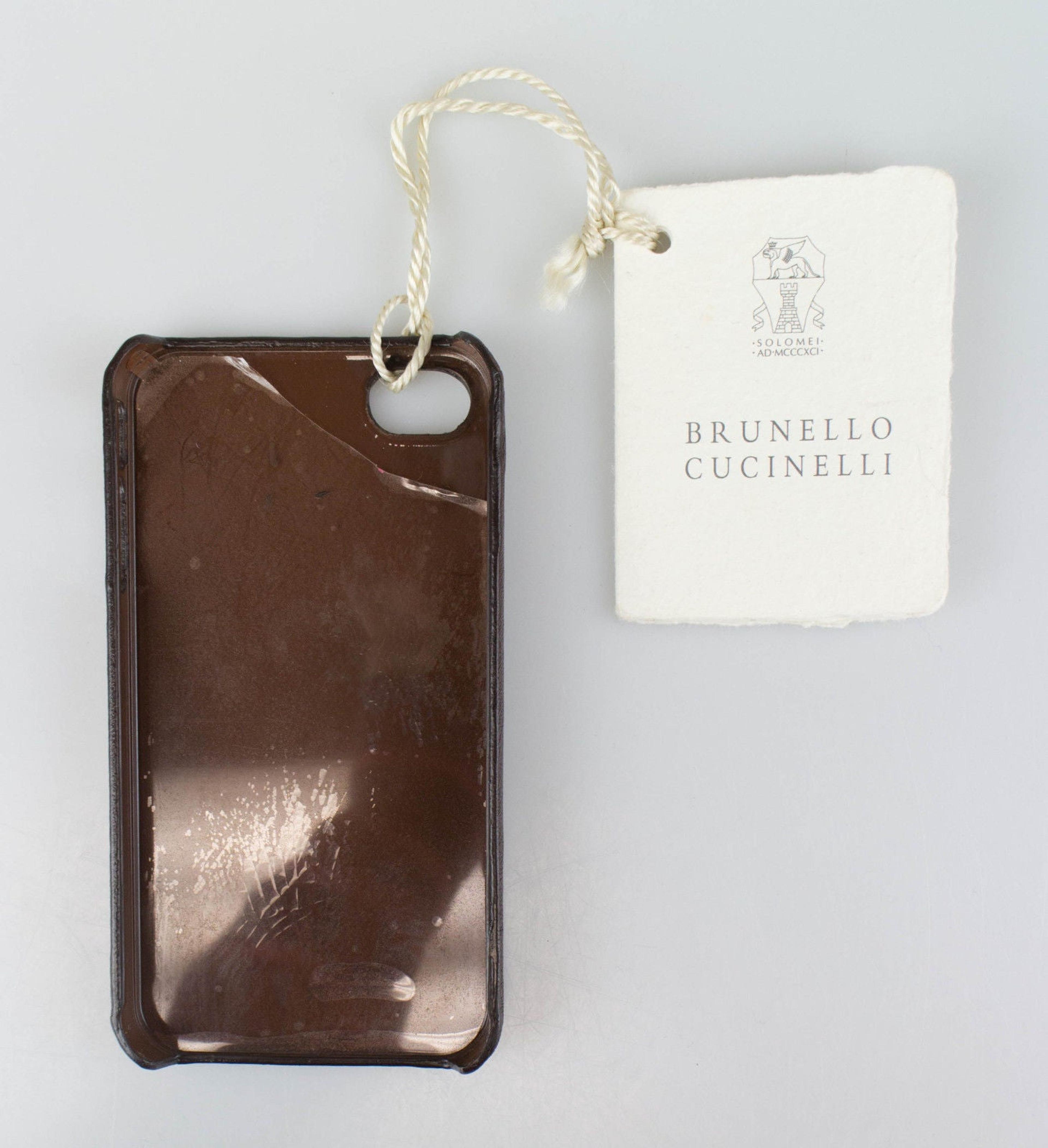 Alternate View 1 of Brown Pebbled Leather Iphone Case
