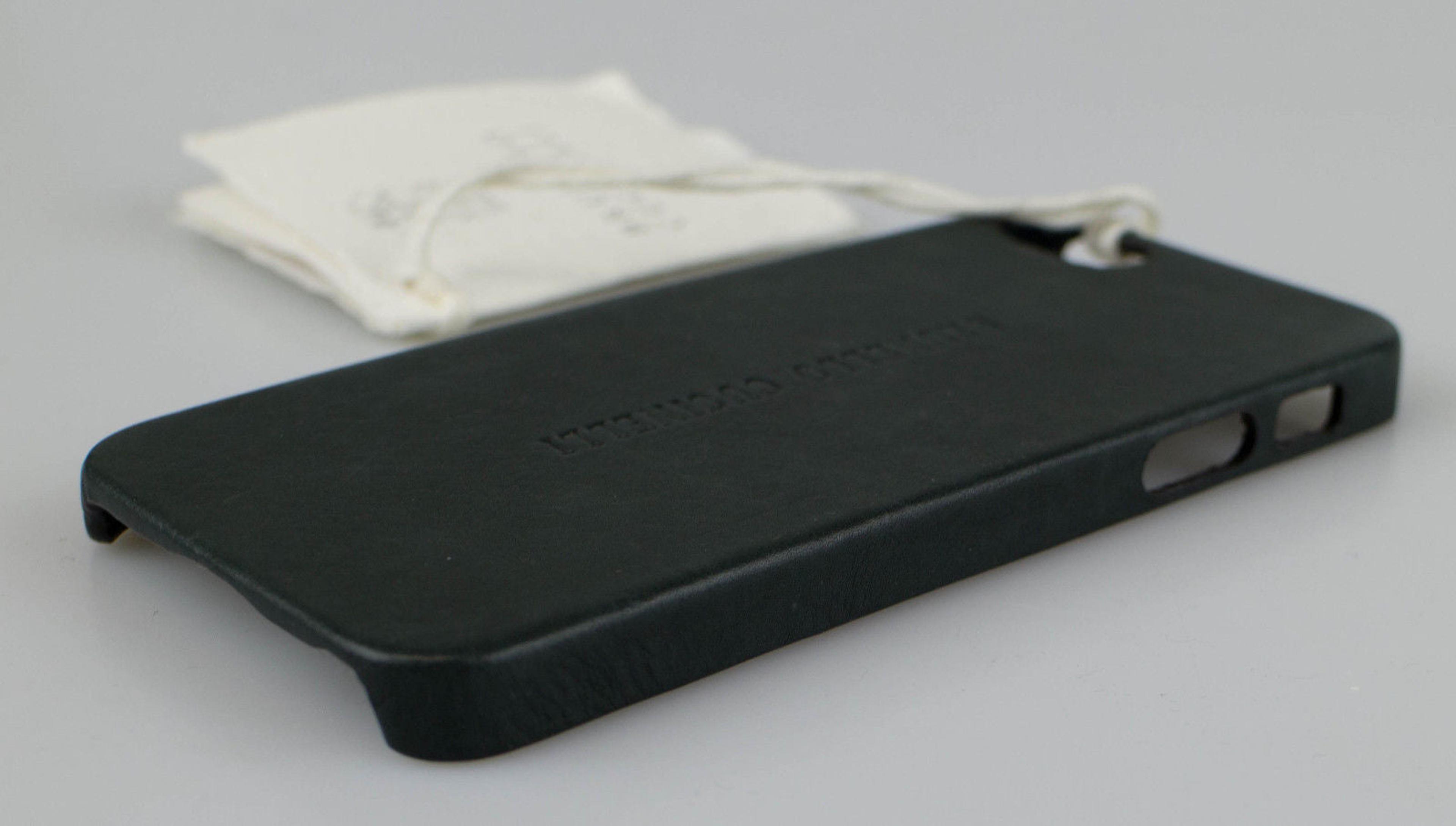Alternate View 2 of Gunmetal Gray Pebbled Leather Iphone Case