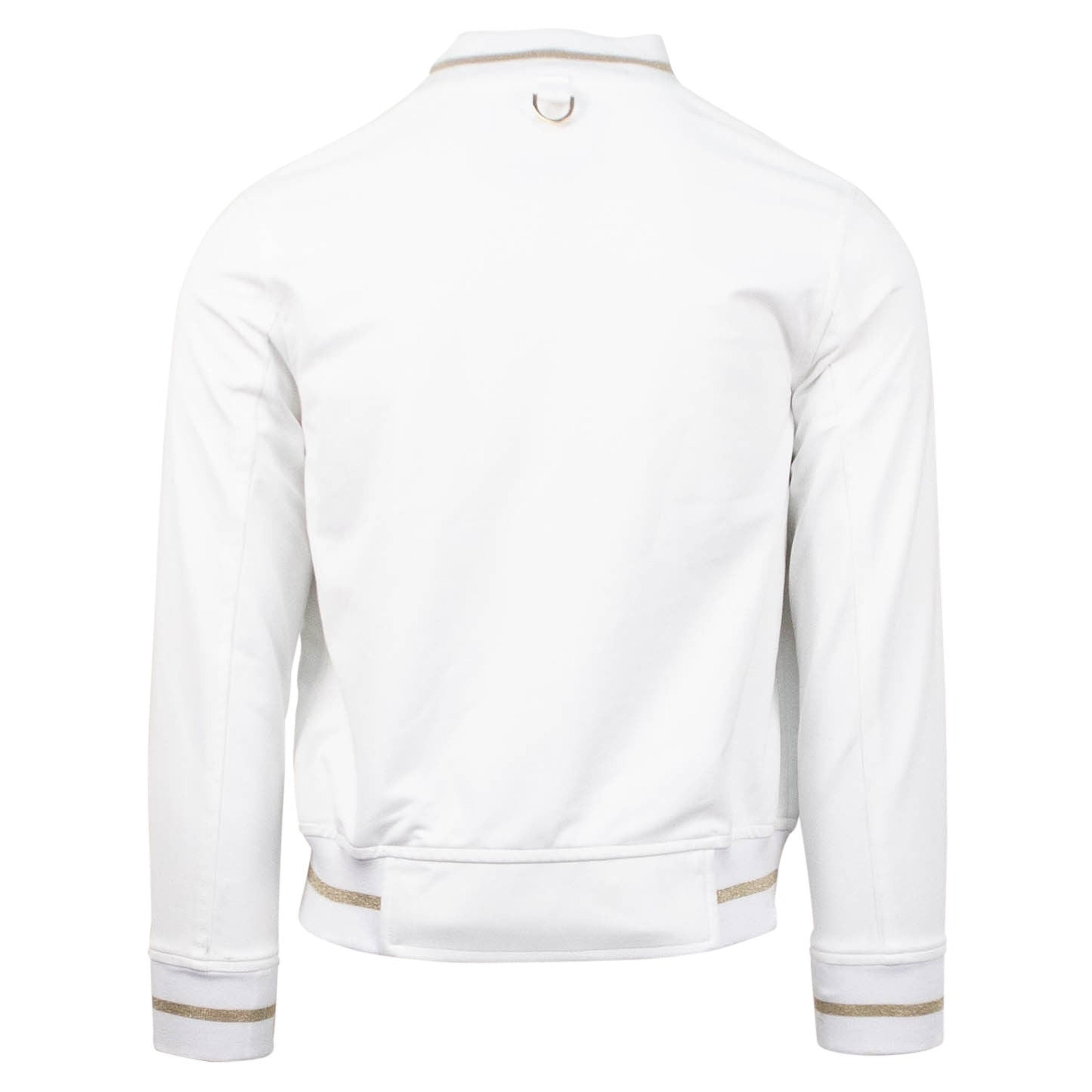 Alternate View 4 of White And Gold 'Mastermind' Blouson Jacket