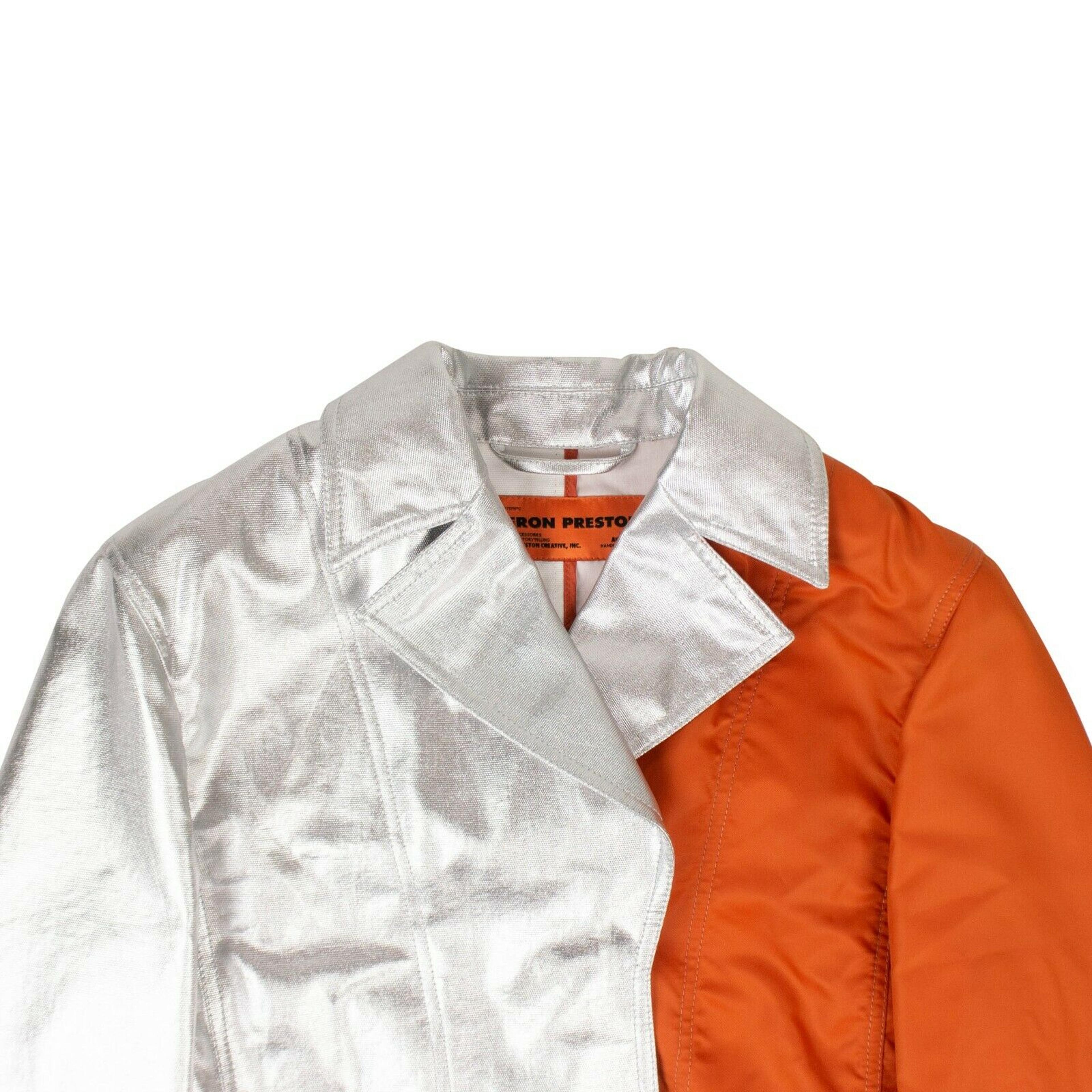 Alternate View 2 of Heron Preston Blazer Jacket - Silver/Orange