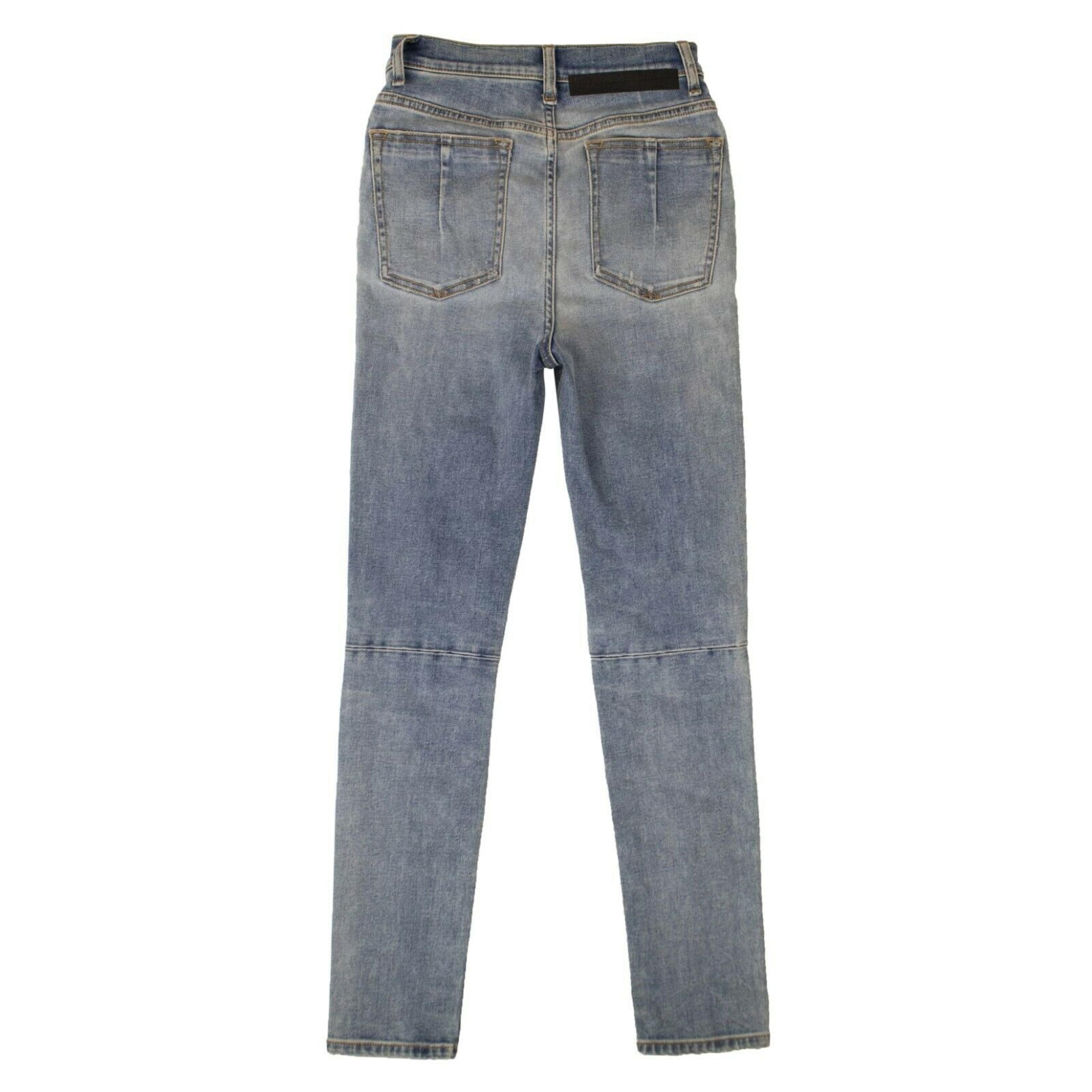 Alternate View 2 of Unravel Project Zip-Embellished Skinny Jeans - Denim