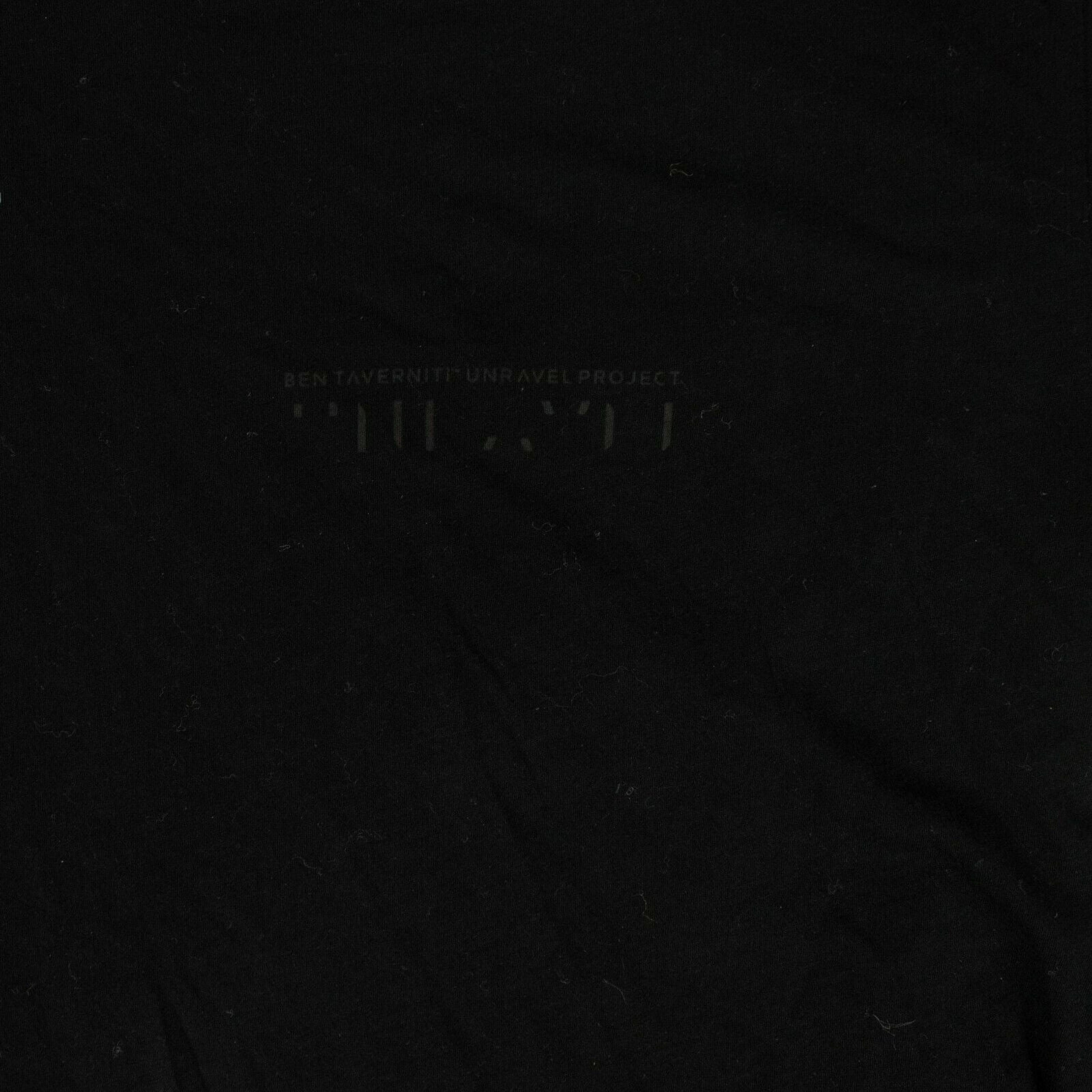 Alternate View 2 of Black Long Distressed T-Shirt