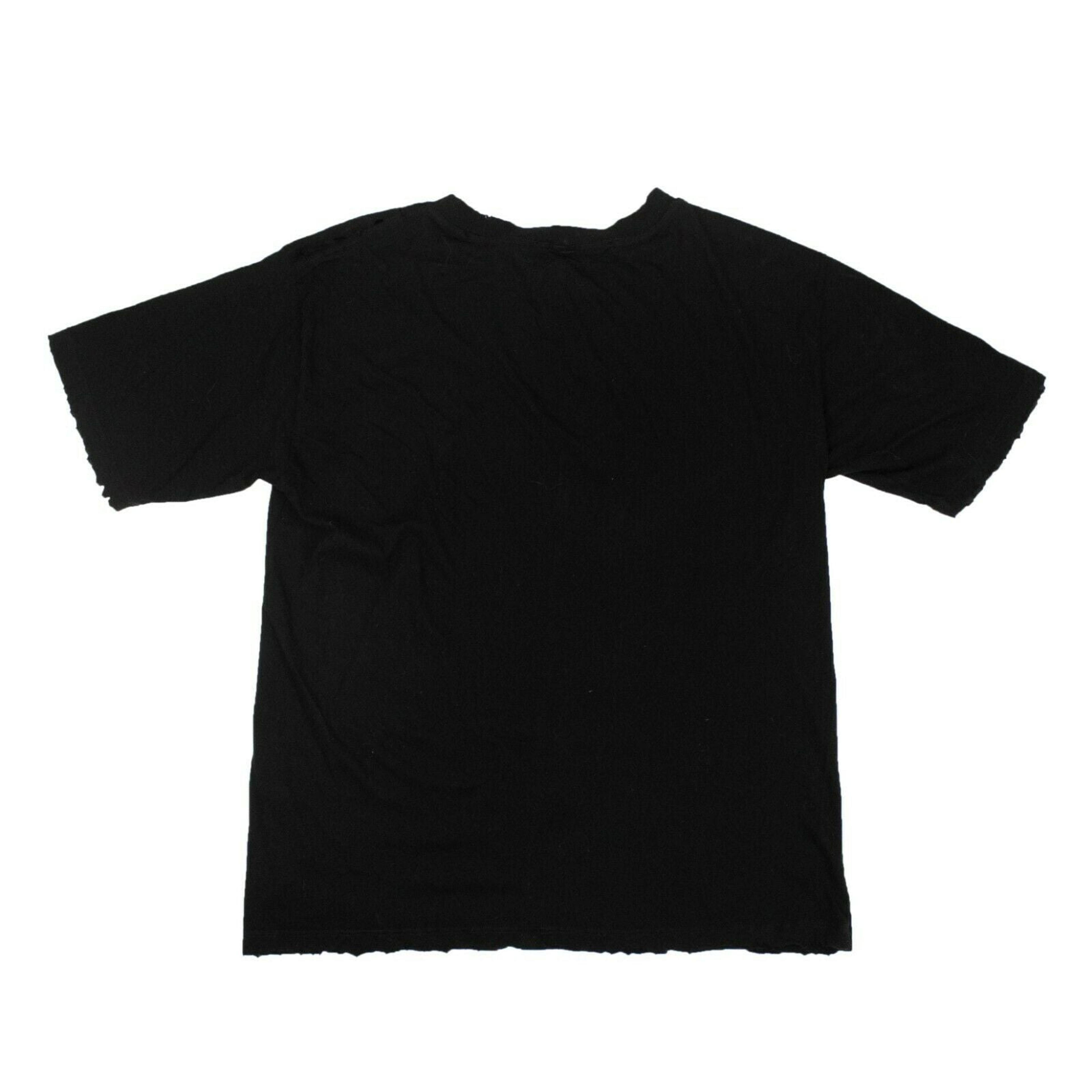 Alternate View 3 of Black Long Distressed T-Shirt