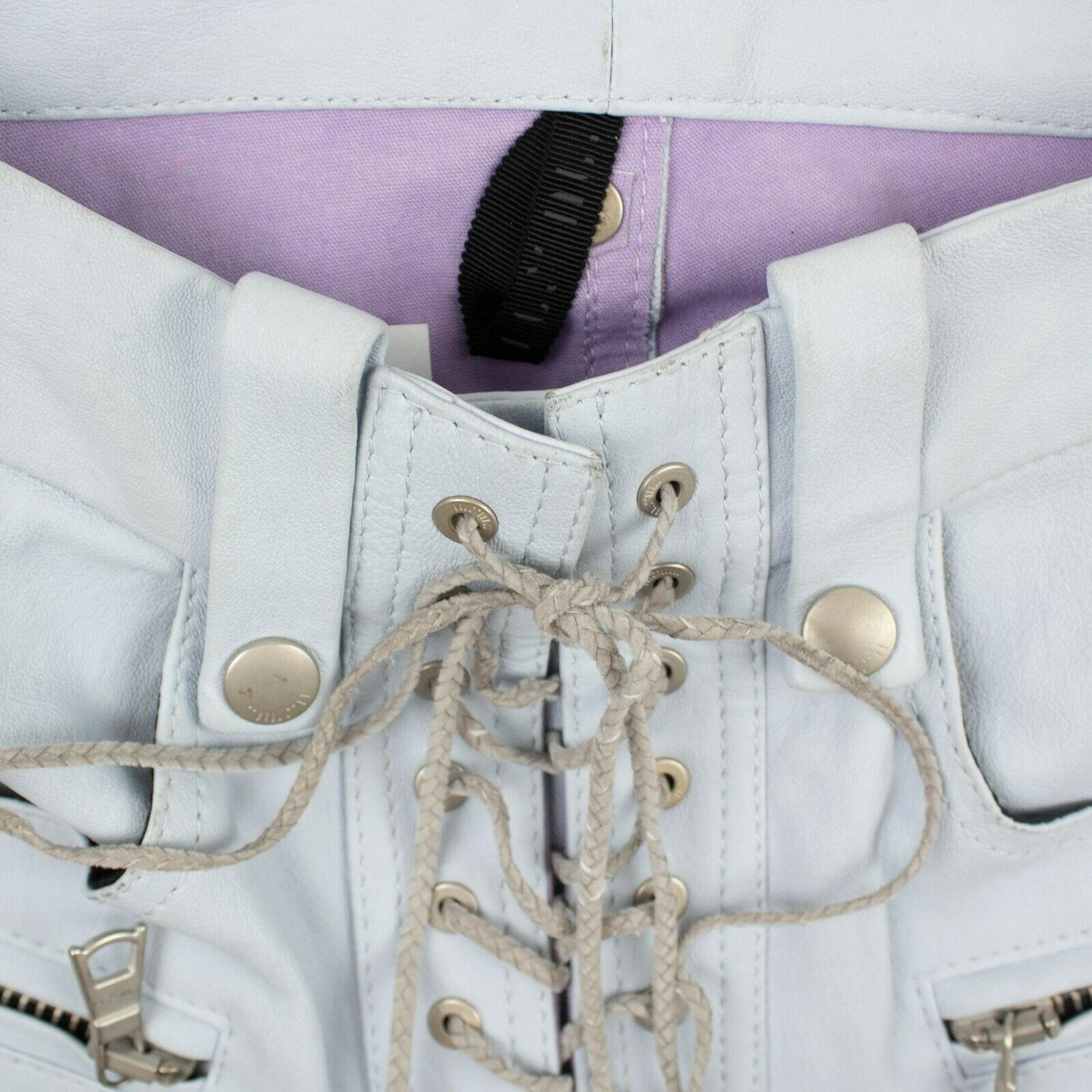 Alternate View 4 of White Denim Corset Jeans