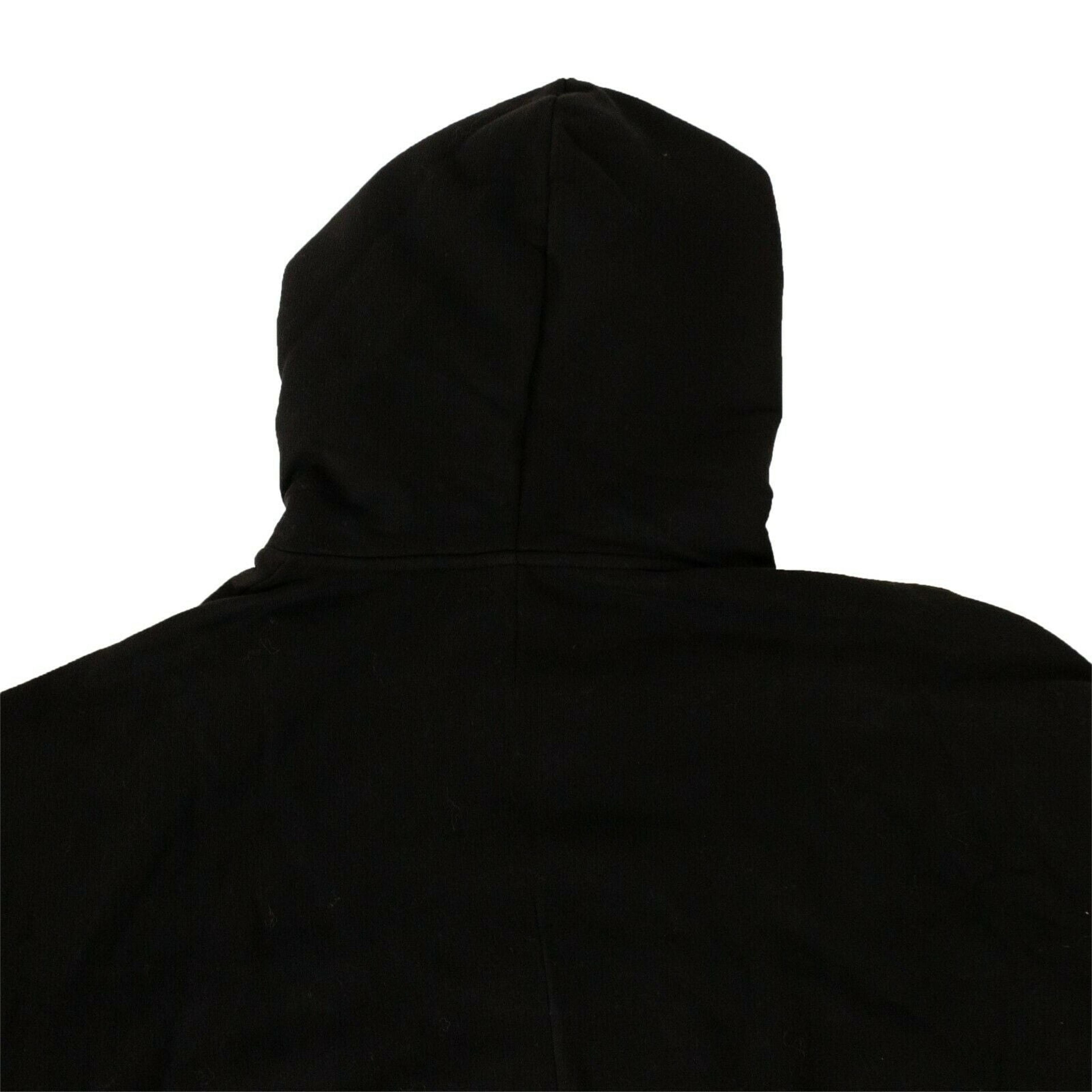 Alternate View 4 of Black Asymmetric Drape Hoodie