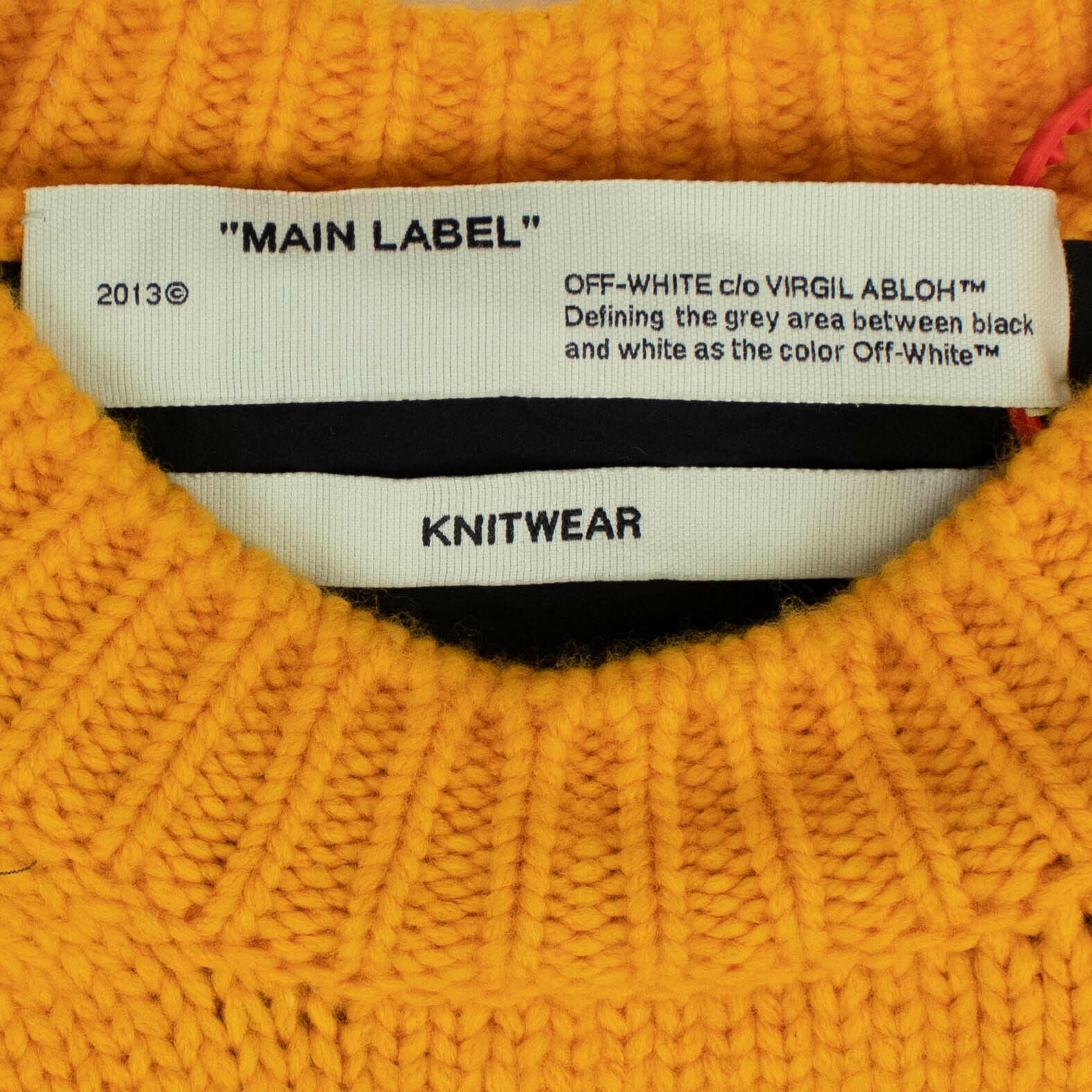 Alternate View 4 of Yellow Industrial Knit Sweater