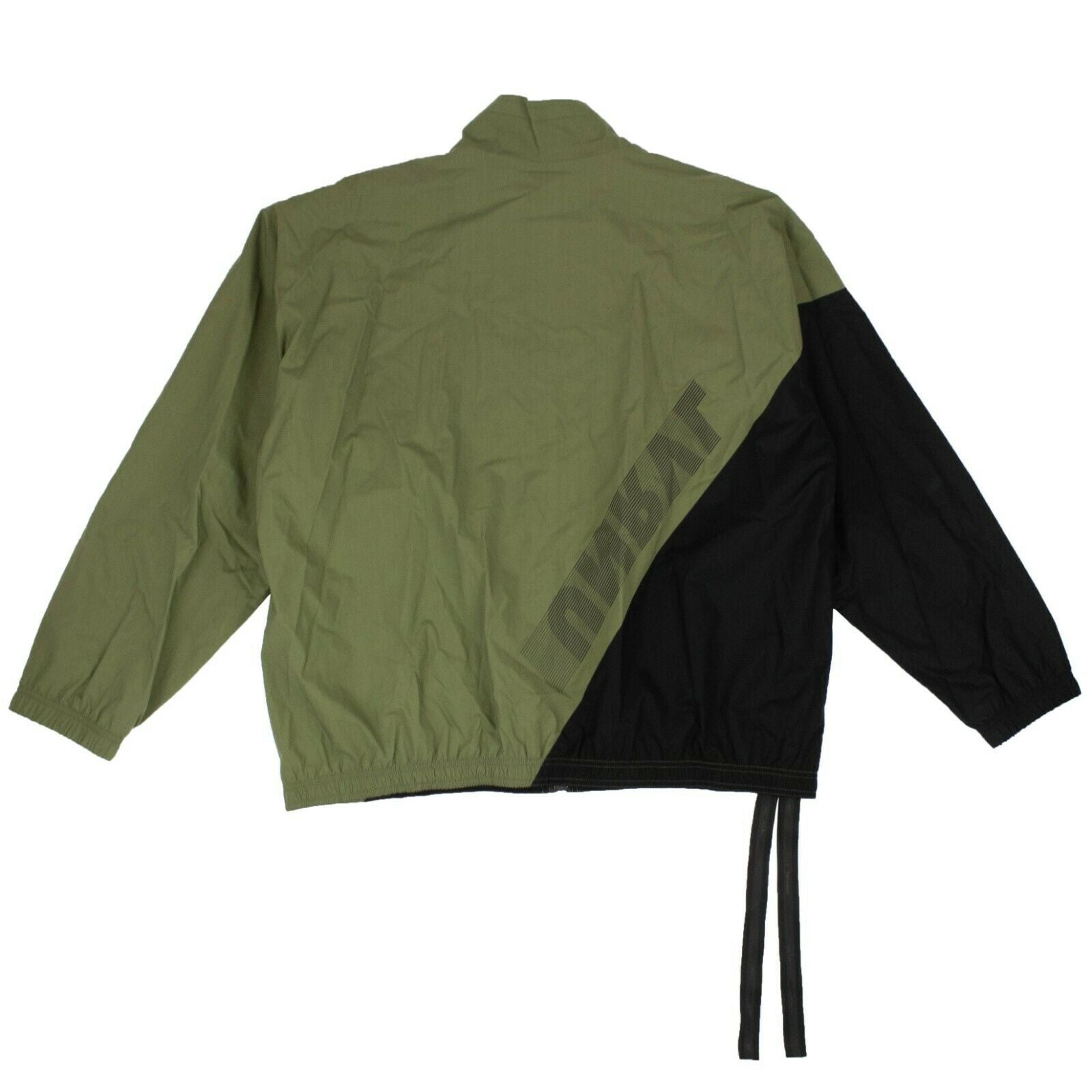 Alternate View 1 of Green And Black Panel Lightweight Jacket