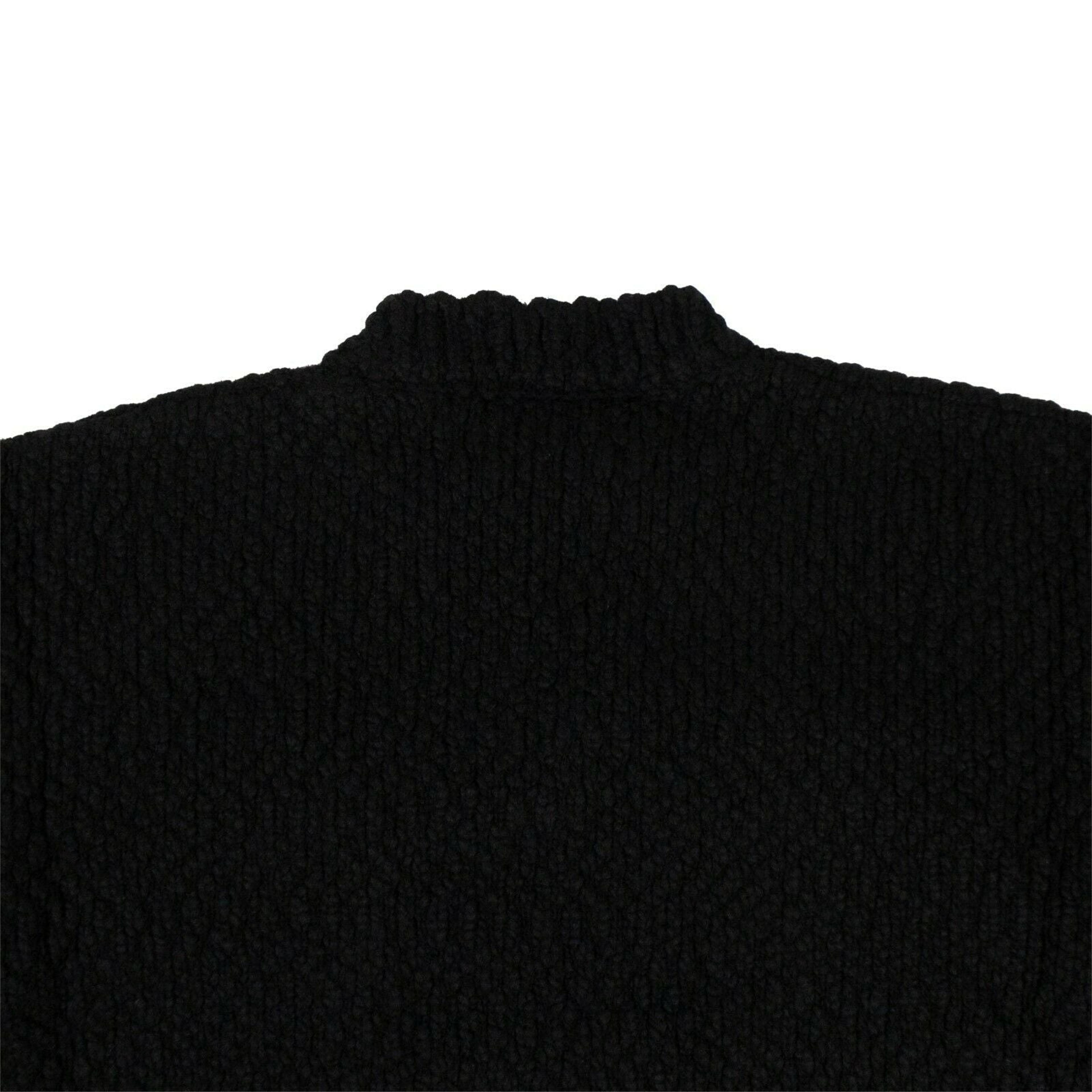Alternate View 3 of Women's Wool Red 'Lovers' Oversized Sweater - Black