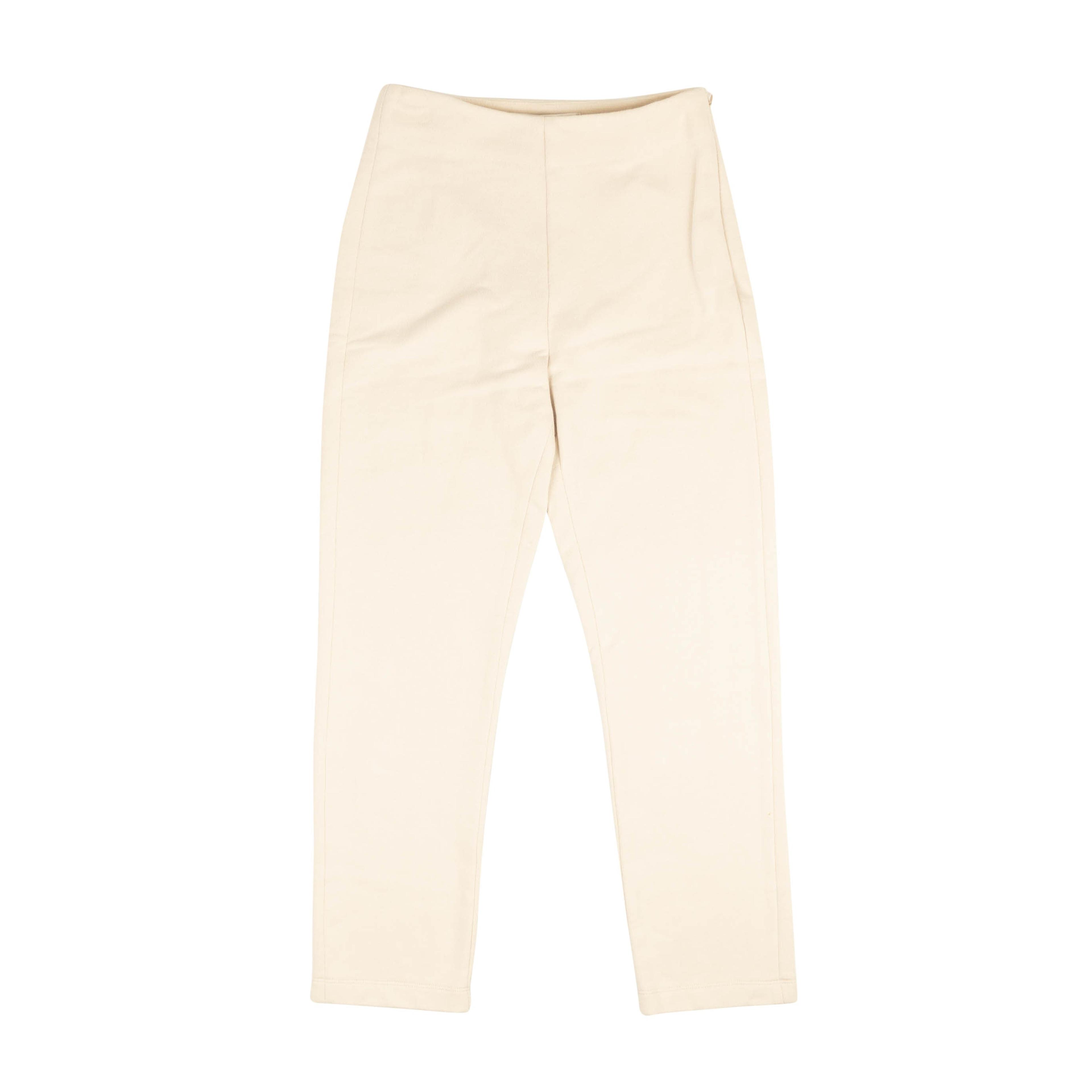 A.P.C Side Zipper Cotton Sweatpants - Beige