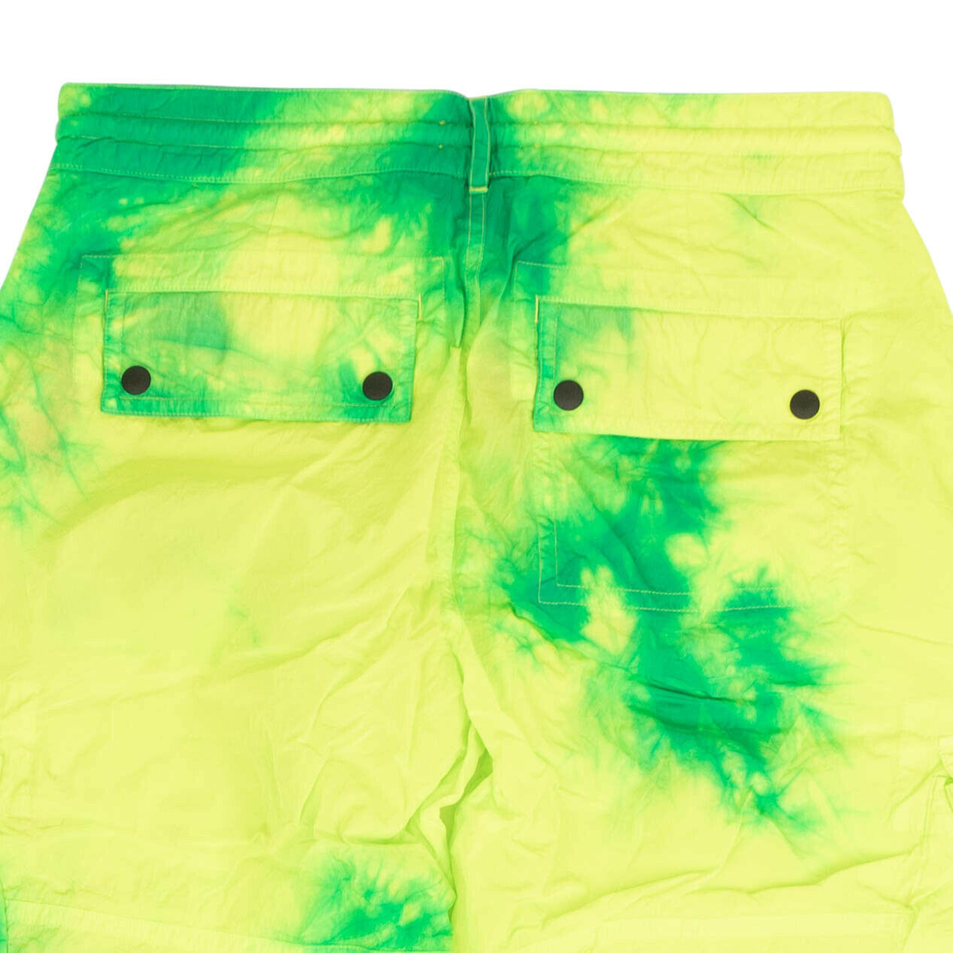 Alternate View 3 of Green Tie Dye Cargo Pants